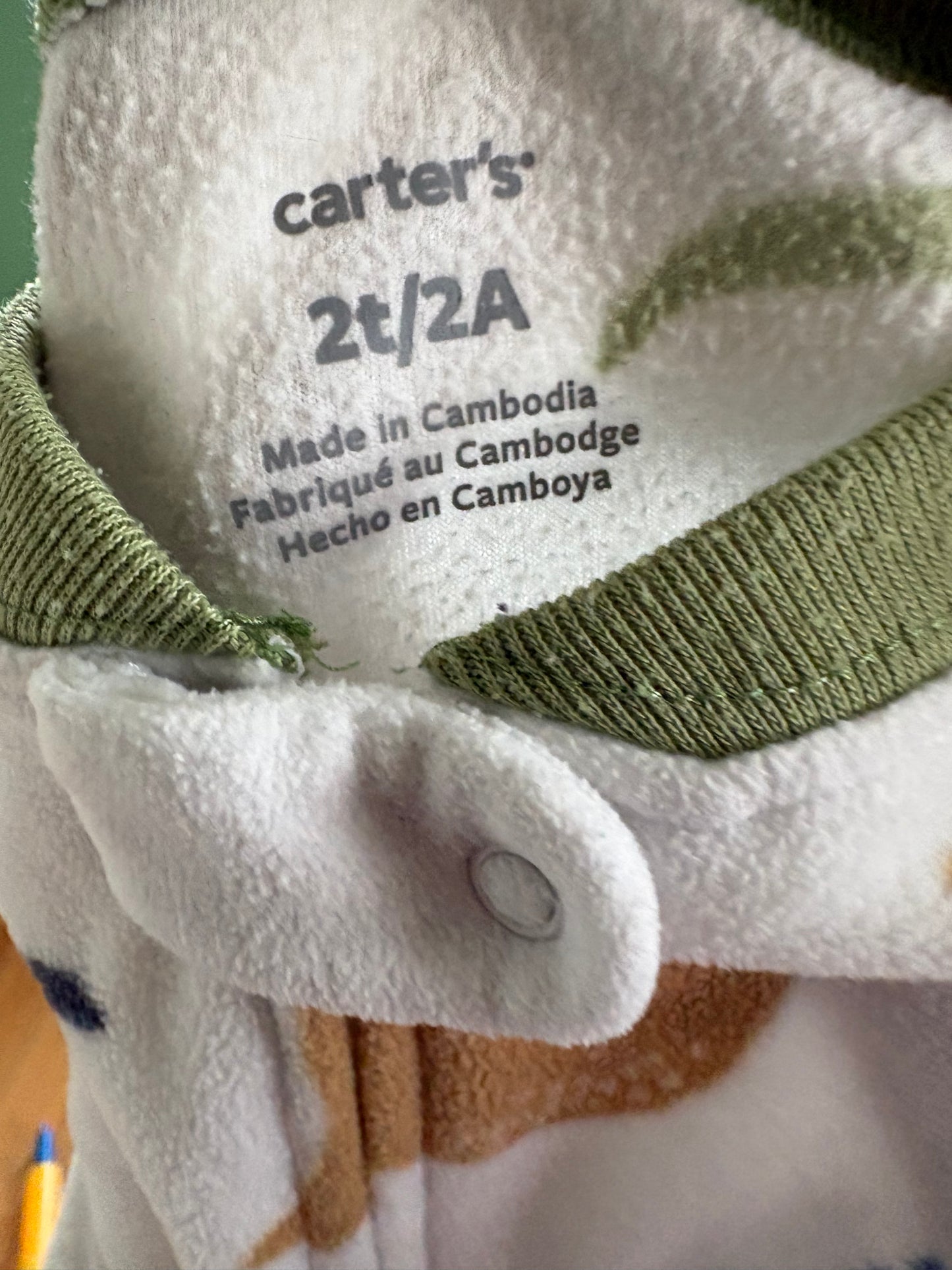 Pyjama carter's 2T (cmb)