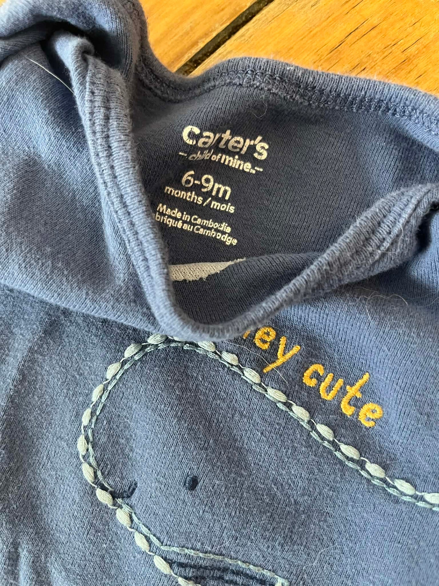 Cache-couche carter’s 6-9 mois