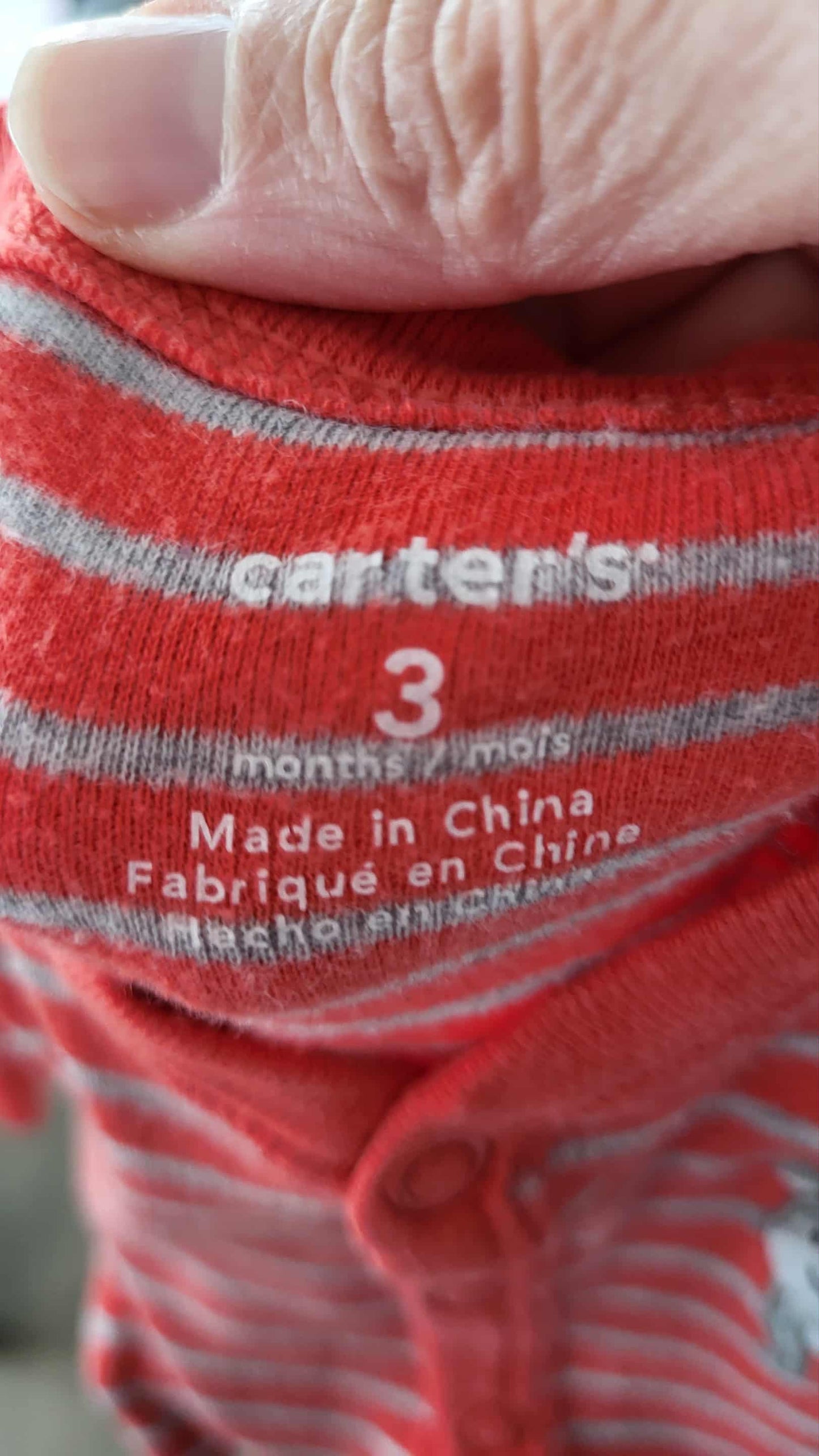 Pyjama carter’s 3 mois