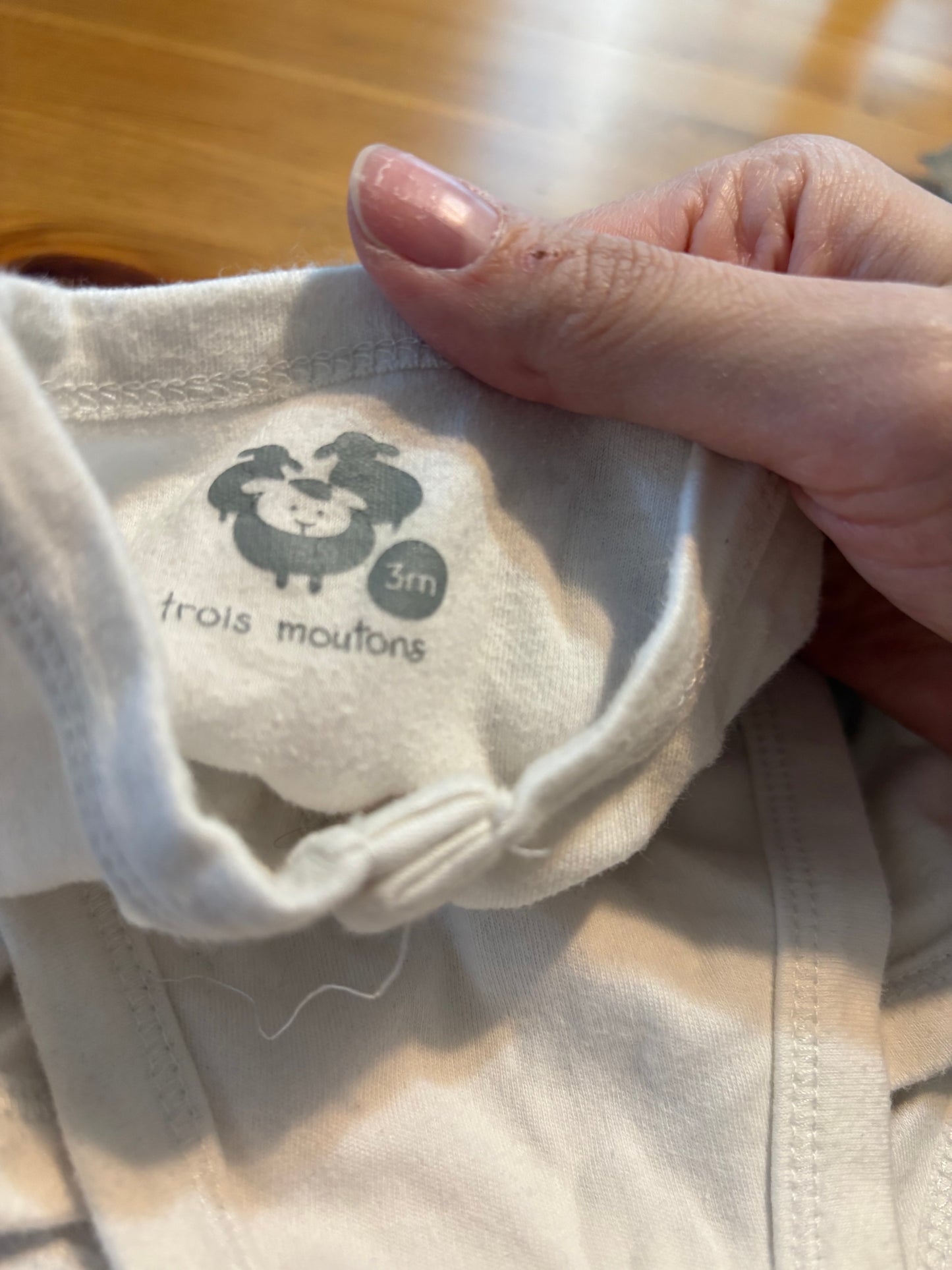 Cache-couche trois mouton 3 mois