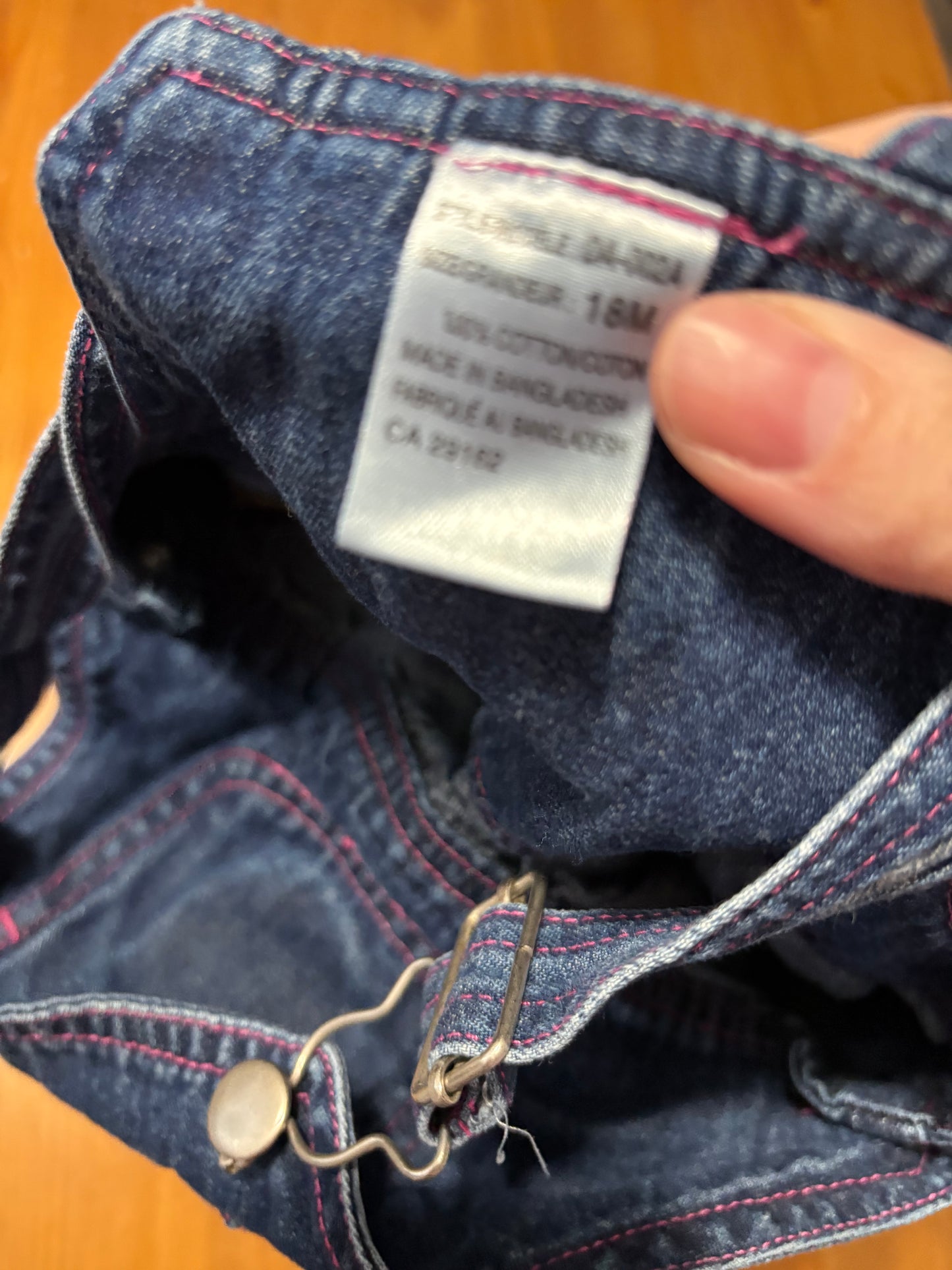 Robe salopette 18 mois vintage