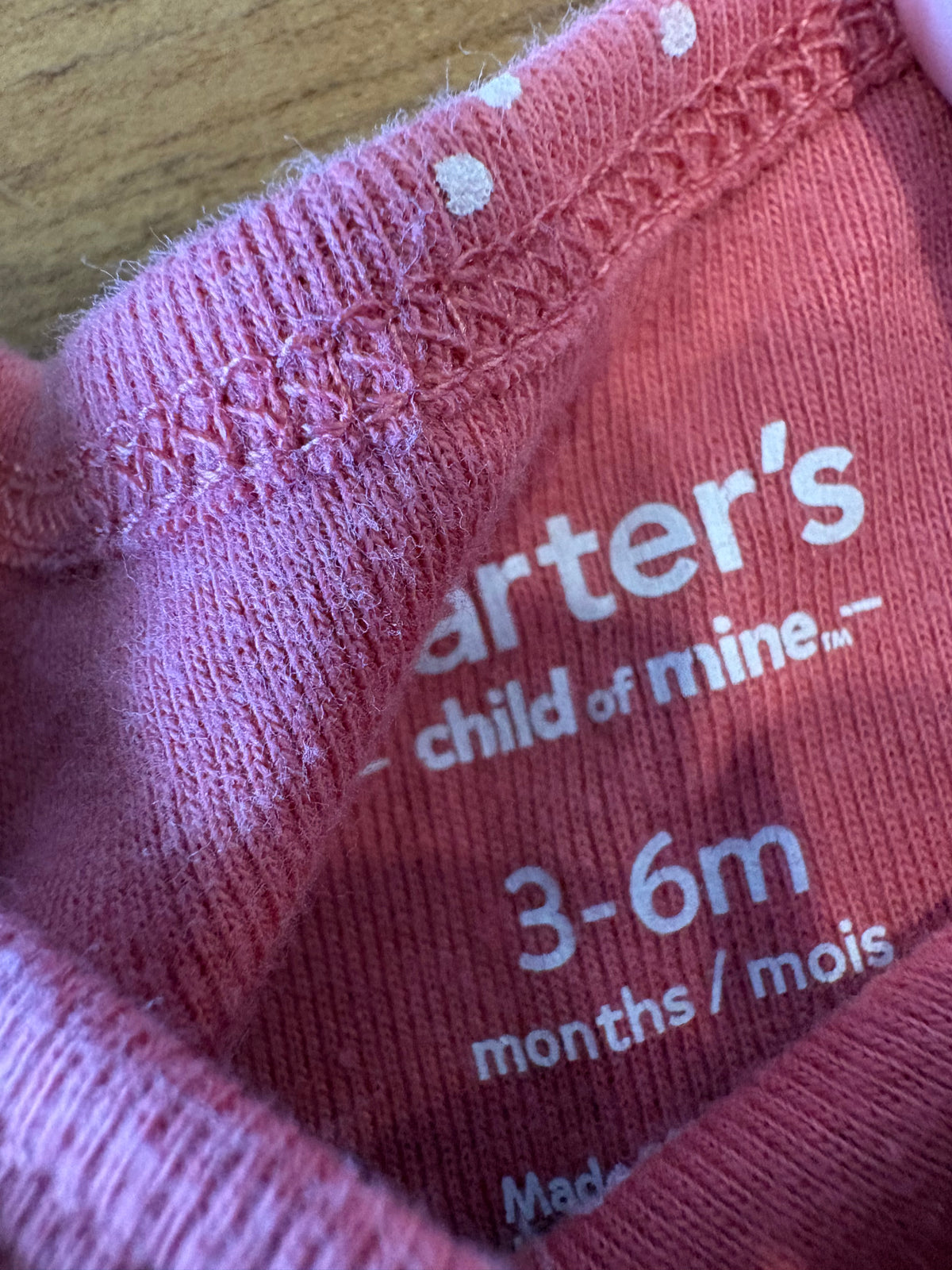 Chandail carter's 3-6 mois (cmb)