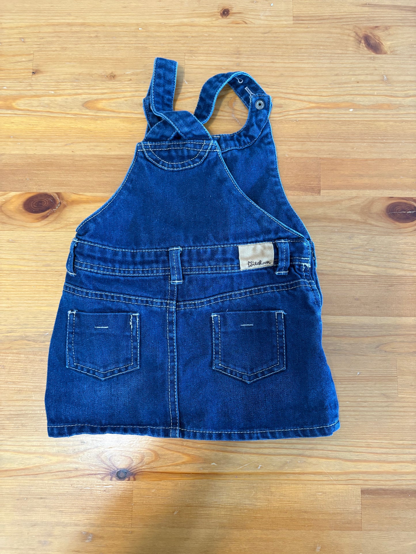 Robe salopette kitchoun 12 mois état neuf