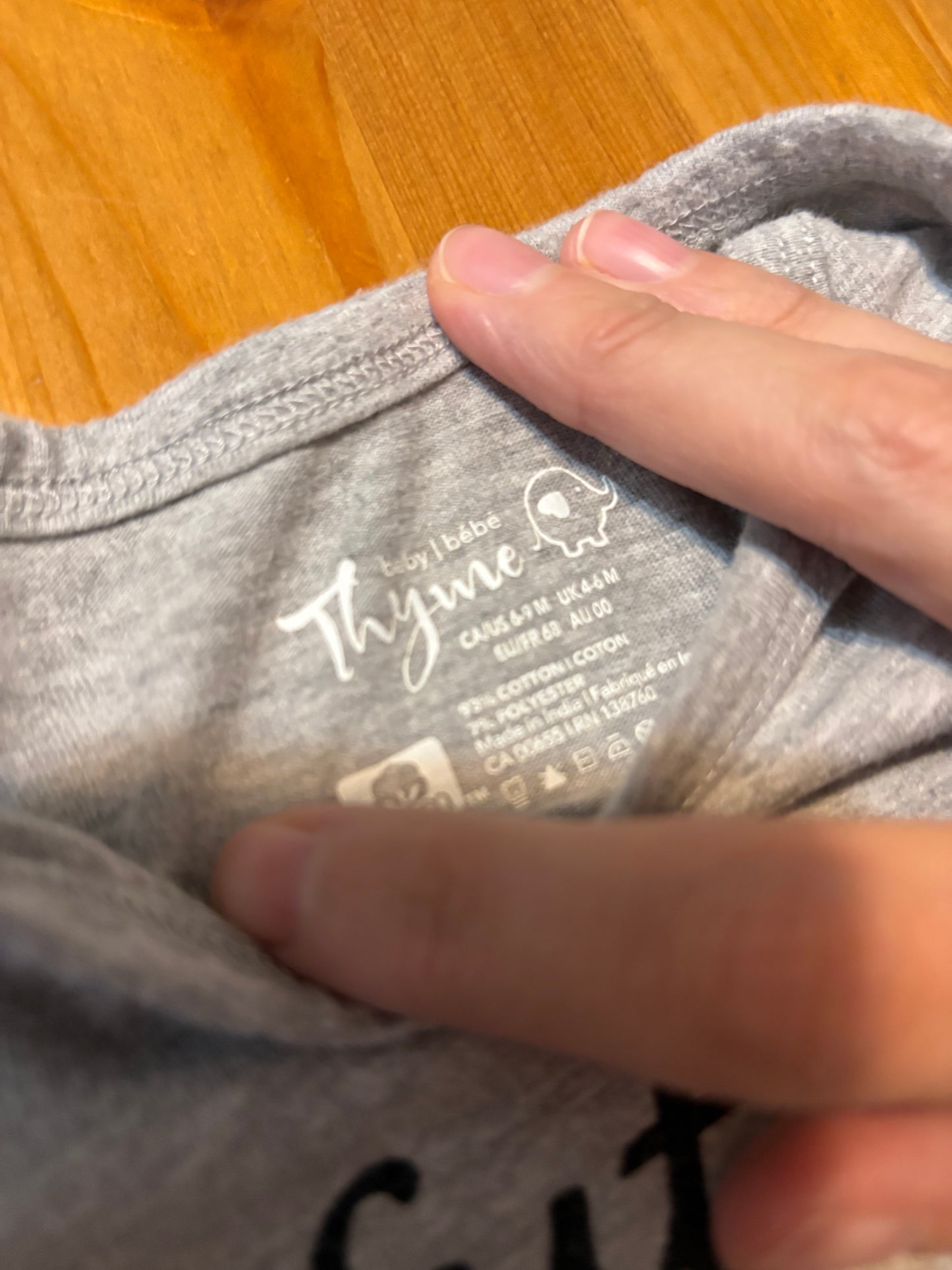 Cache-couche thyme maternité 3-6 mois