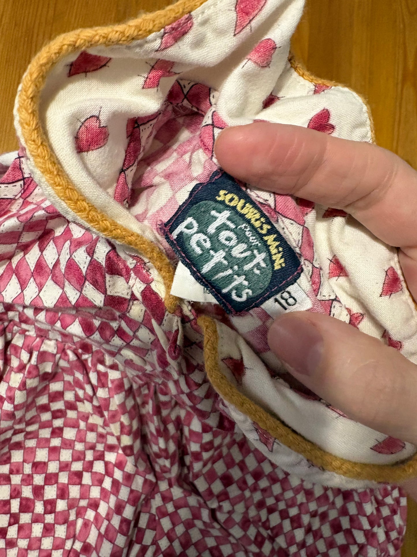 Barboteuse vintage souris mini 18 mois Rare