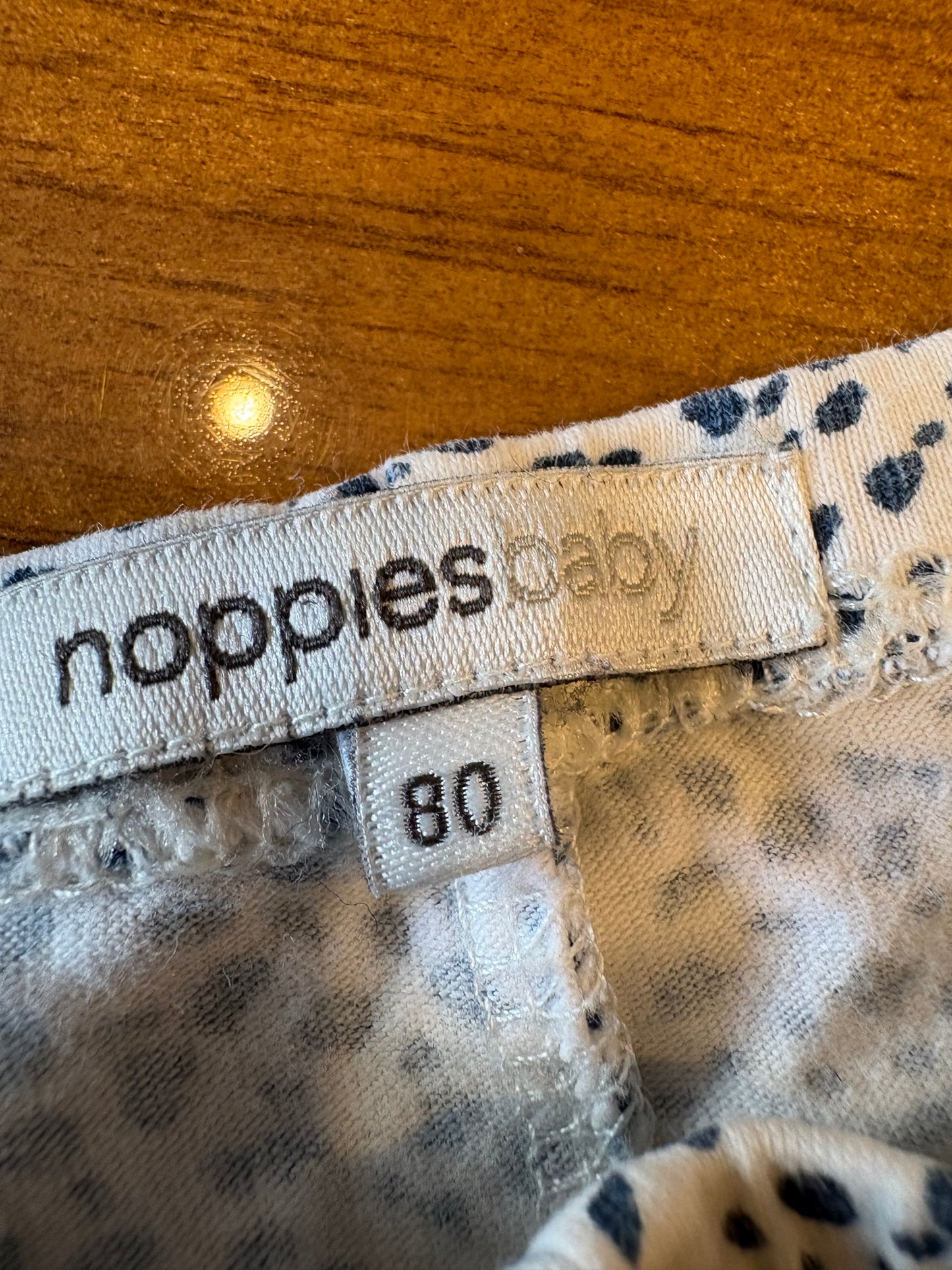 Legging noppies +- 6-9 mois (cmb)