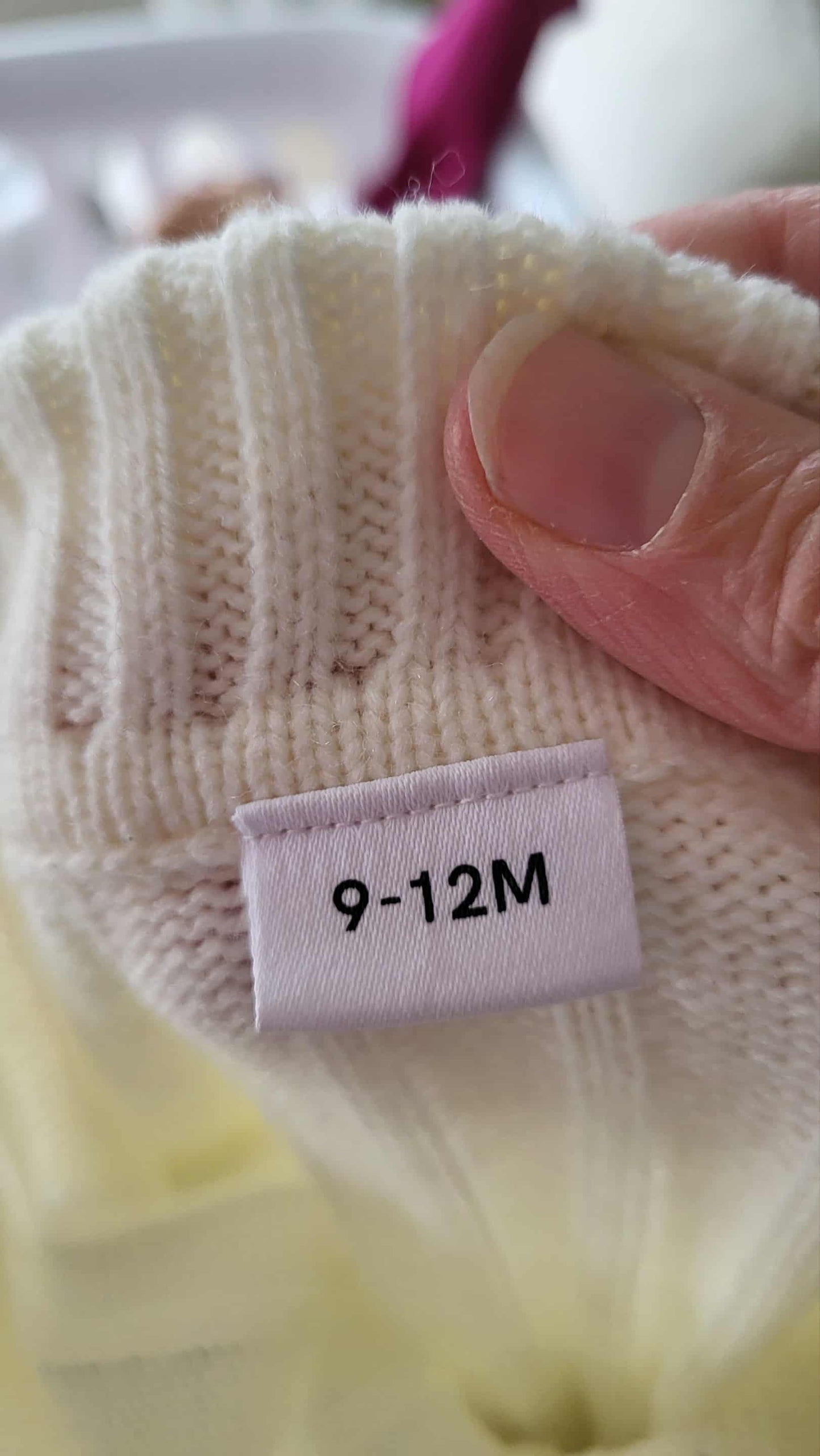 Pull 9-12 mois (internet) état neuf