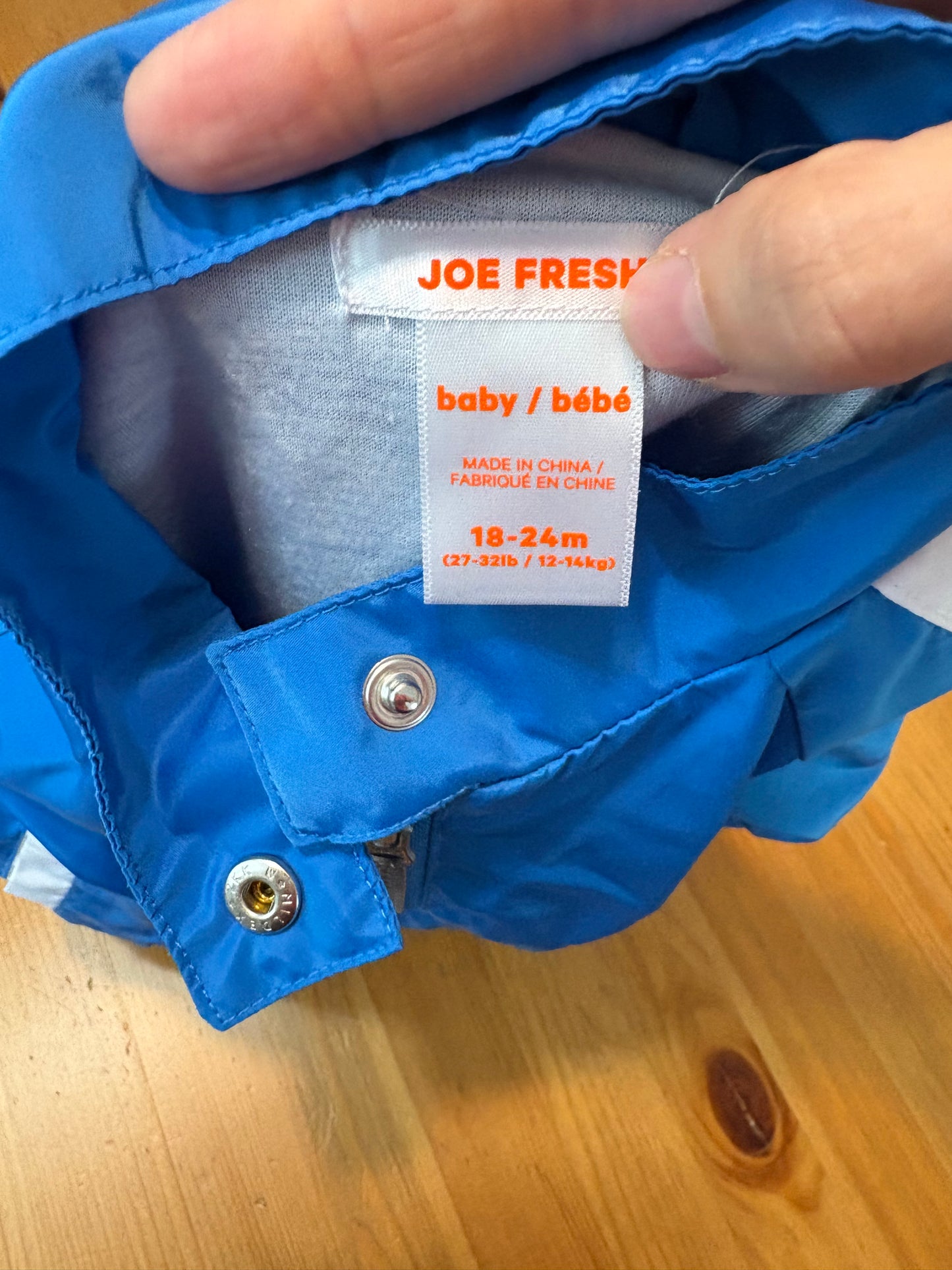 Veste joe fresh 18-24 mois