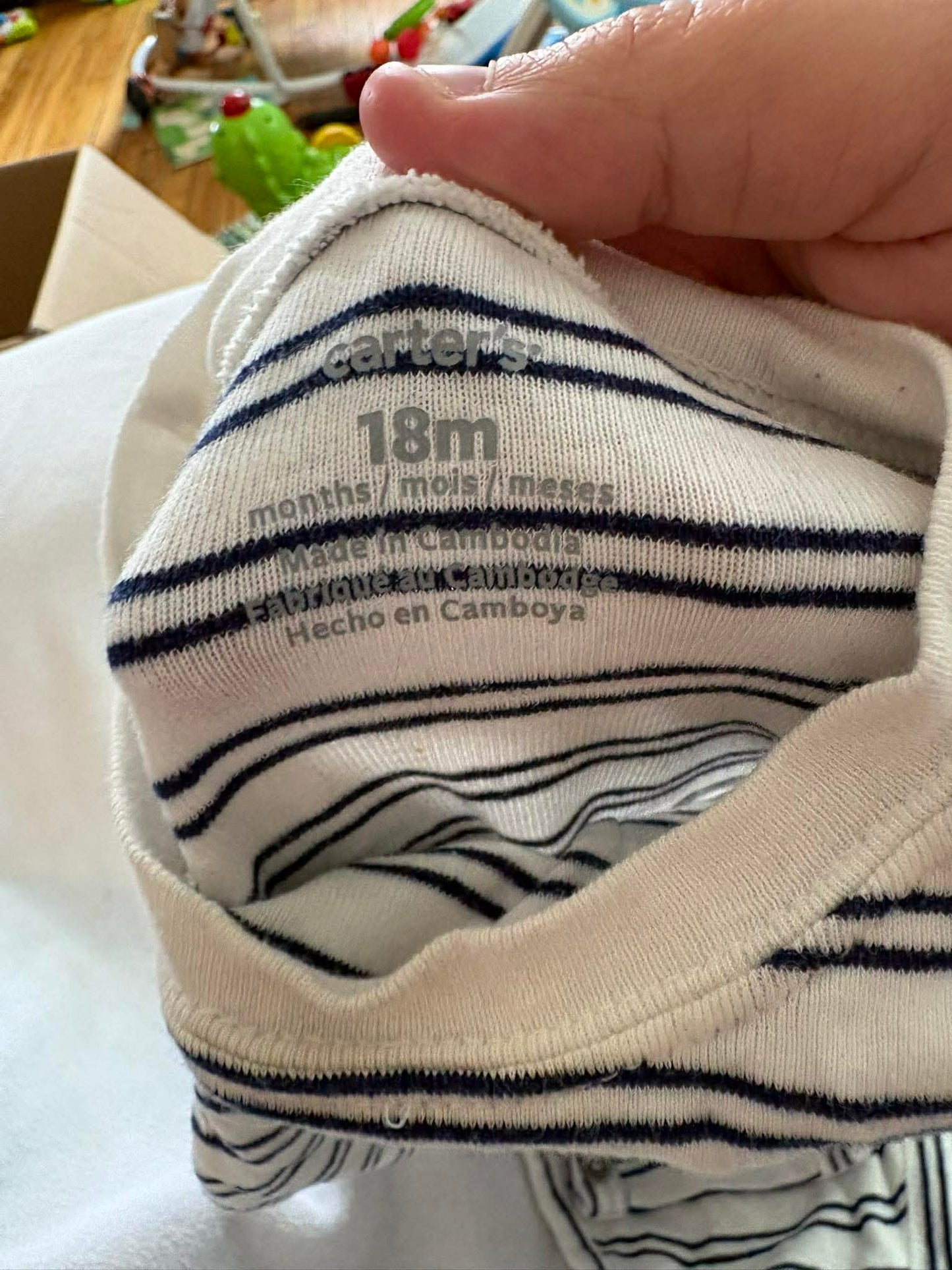 Cache-couche carter’s 18 mois