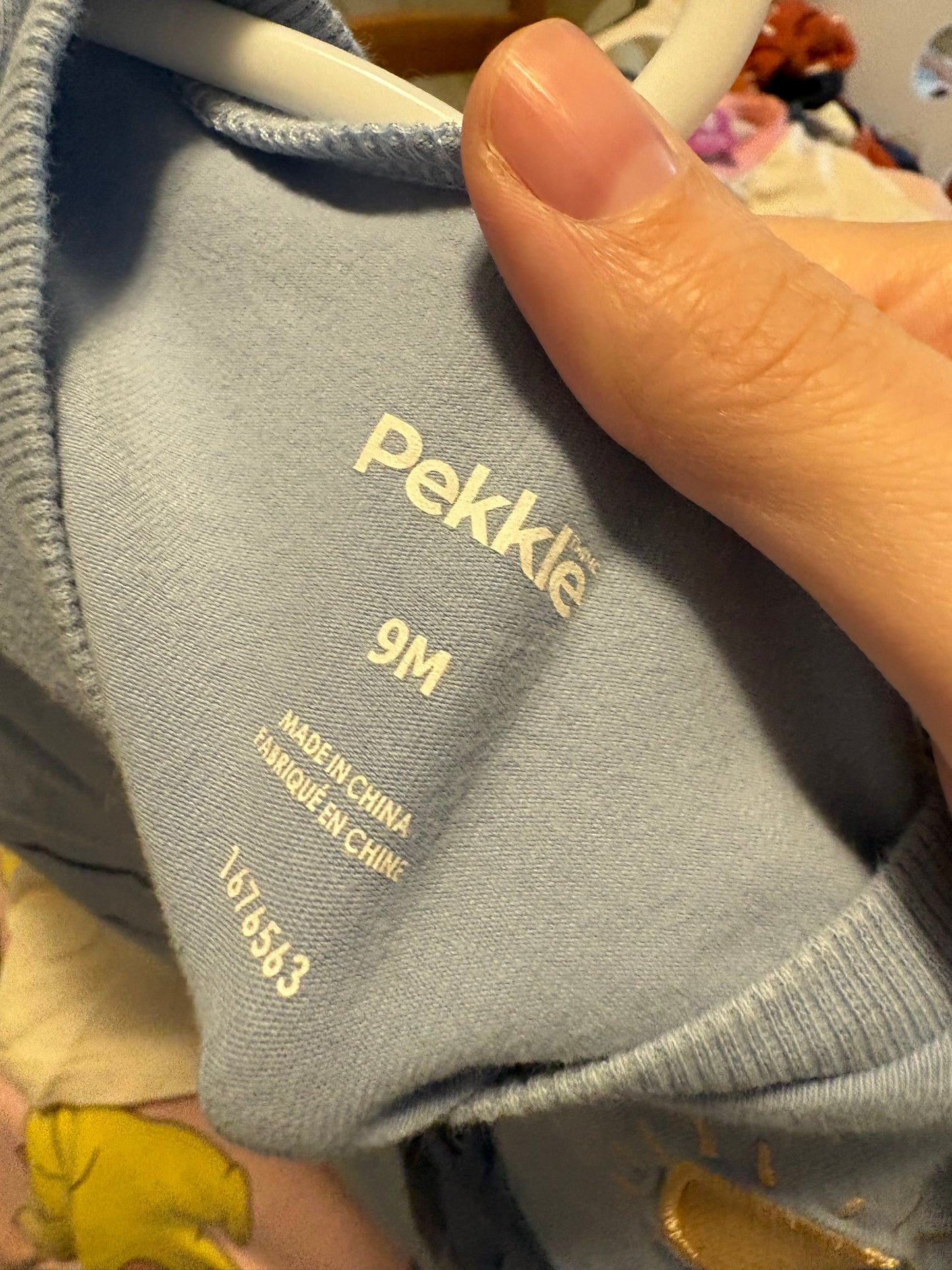 t-shirt pekkle 9 mois état neuf