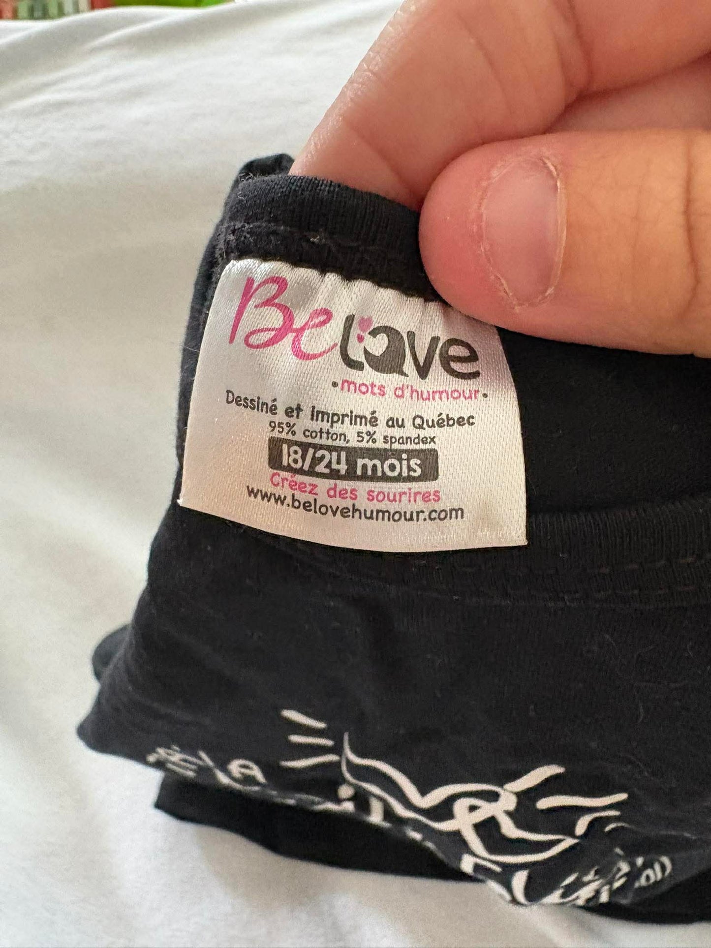 T-shirt belove 18-24 mois