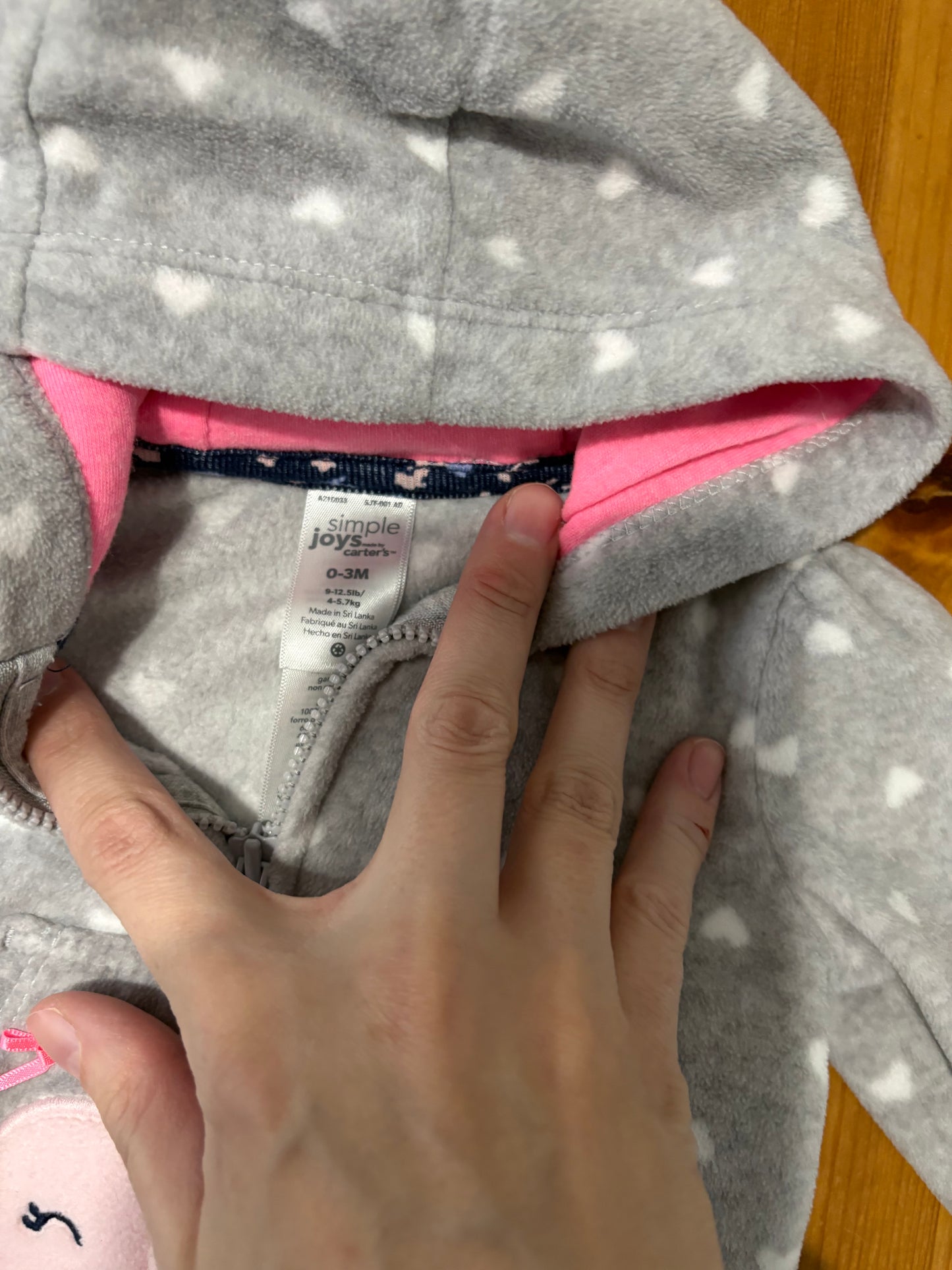 Veste joys by carter’s 0-3 mois