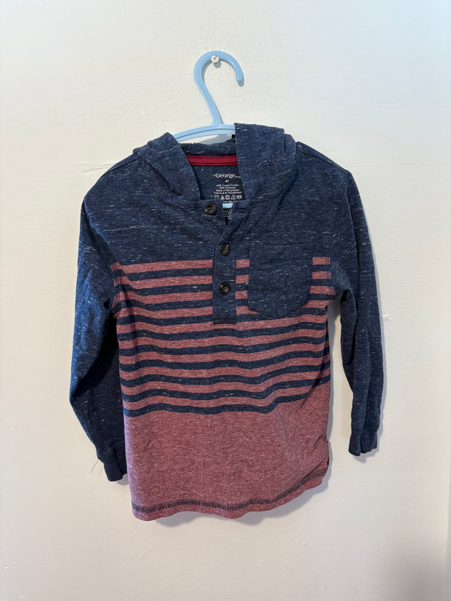 Gilet à capuche george 4 ans