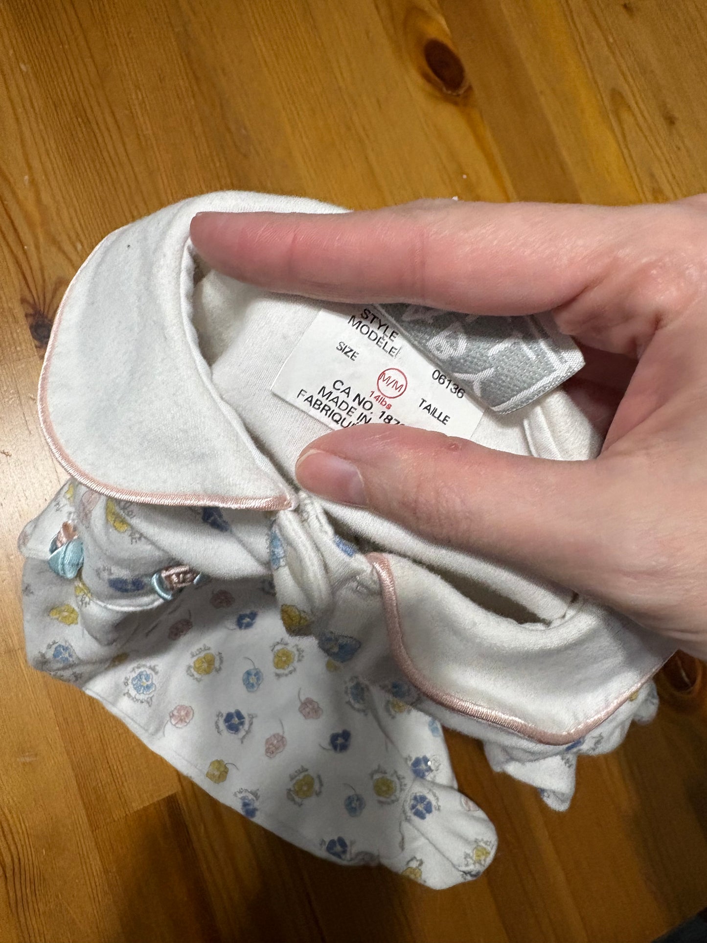 Pyjama baby bell vintage 0-9 mois