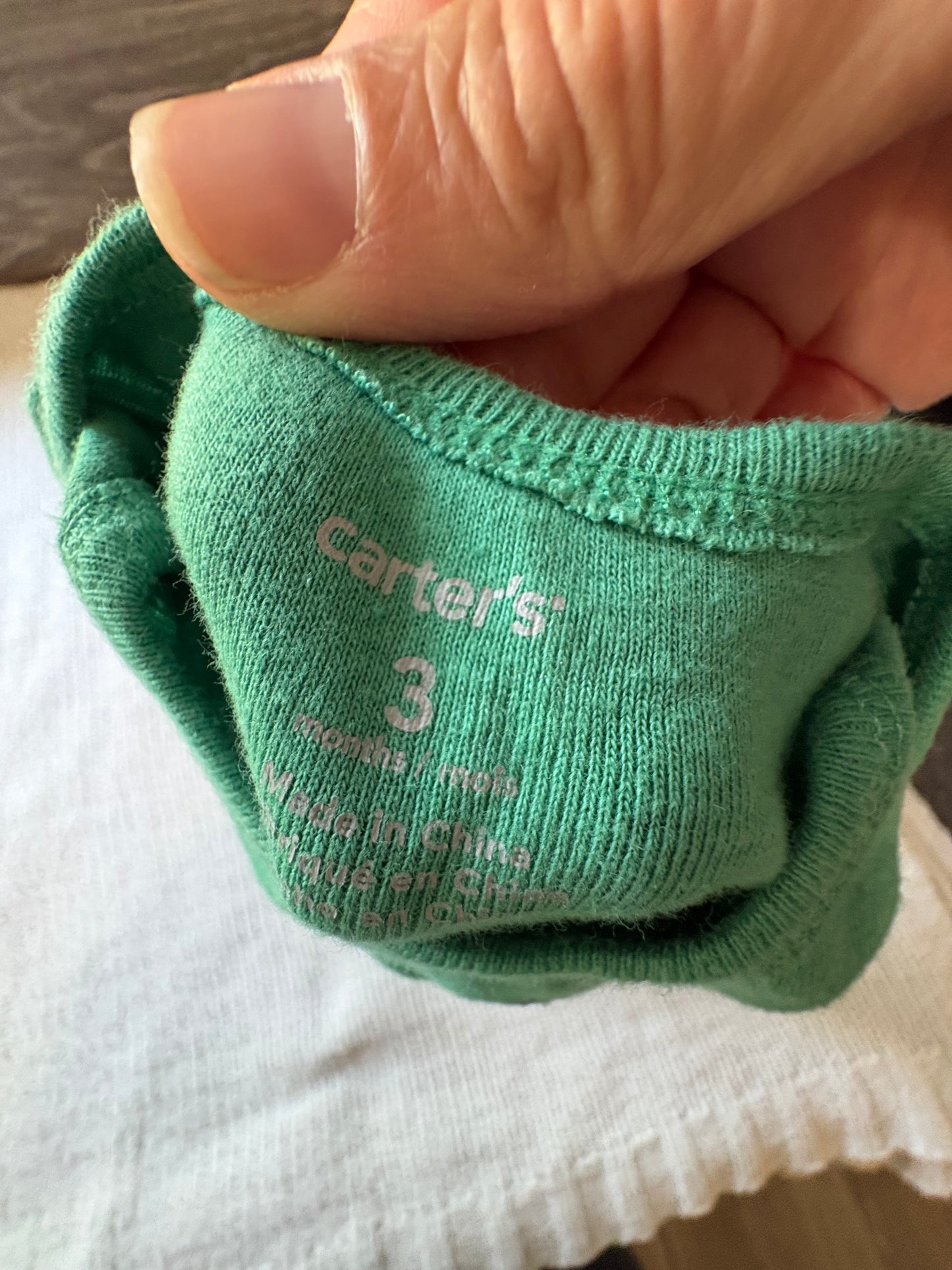 Cache-couche carter’s 3 mois