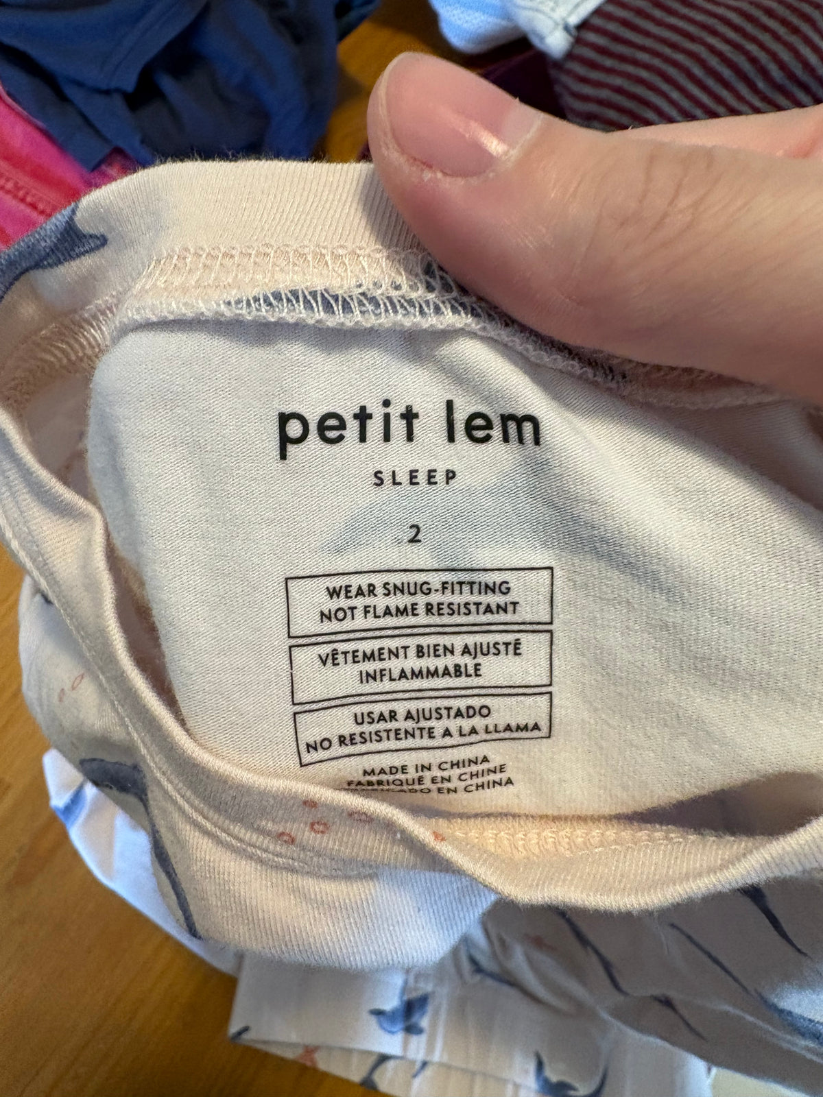 Pyjama petit lem 2 T