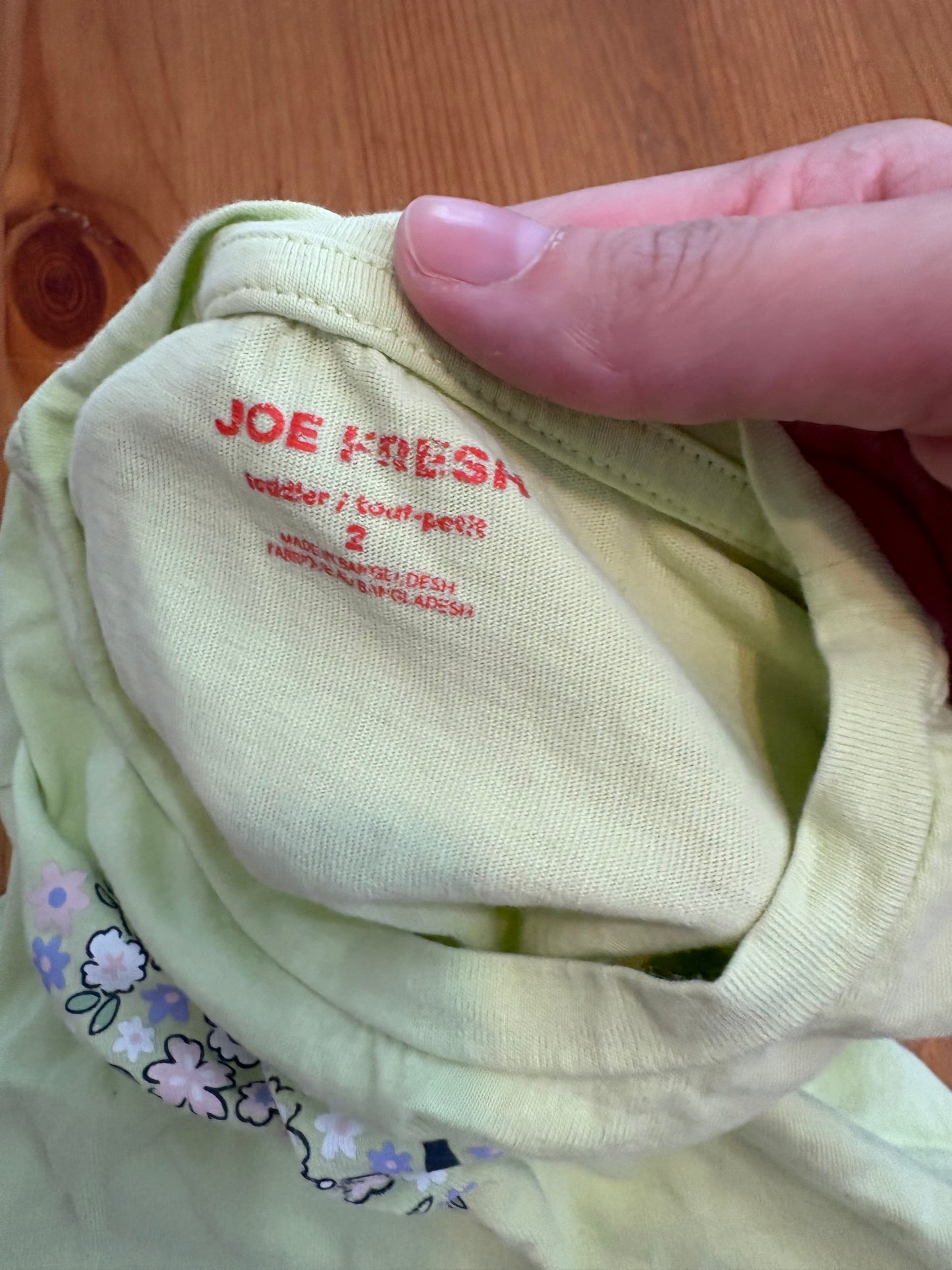 T-shirt joe fresh 2T