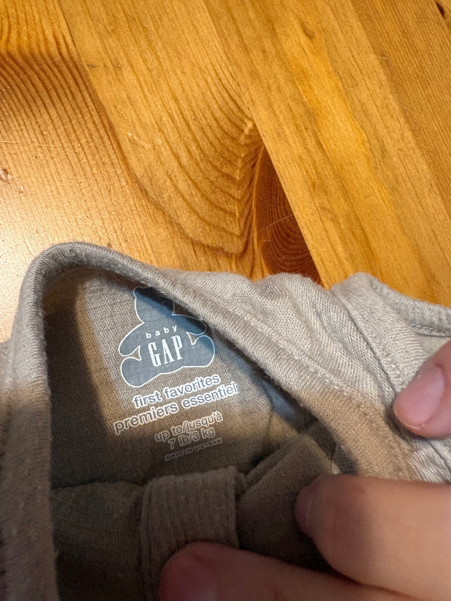 Barboteuse Gap premie jusqu’a 7 lbs