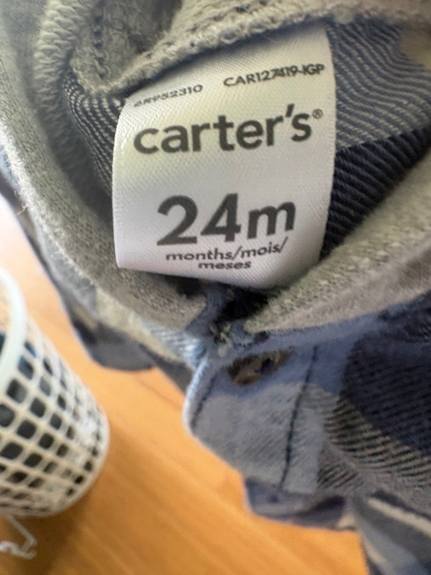 Chemise carter's 24 mois (cmb)