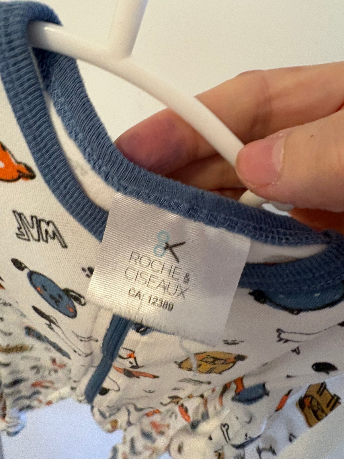 Pyjama roche ciseaux 3 mois
