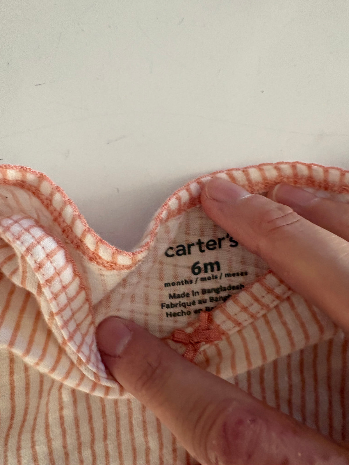 Cache-couche carter’s 6 mois