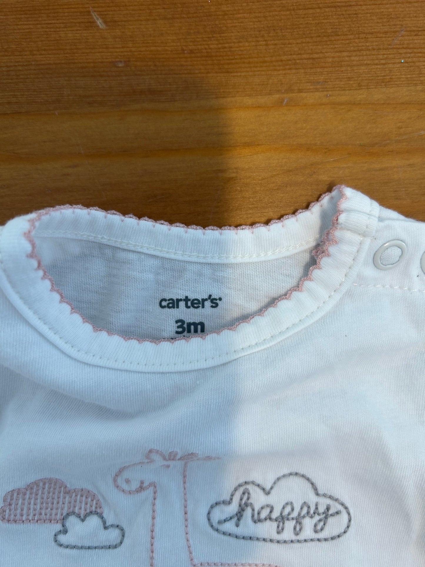 Gilet carter’s 3 mois fait petit