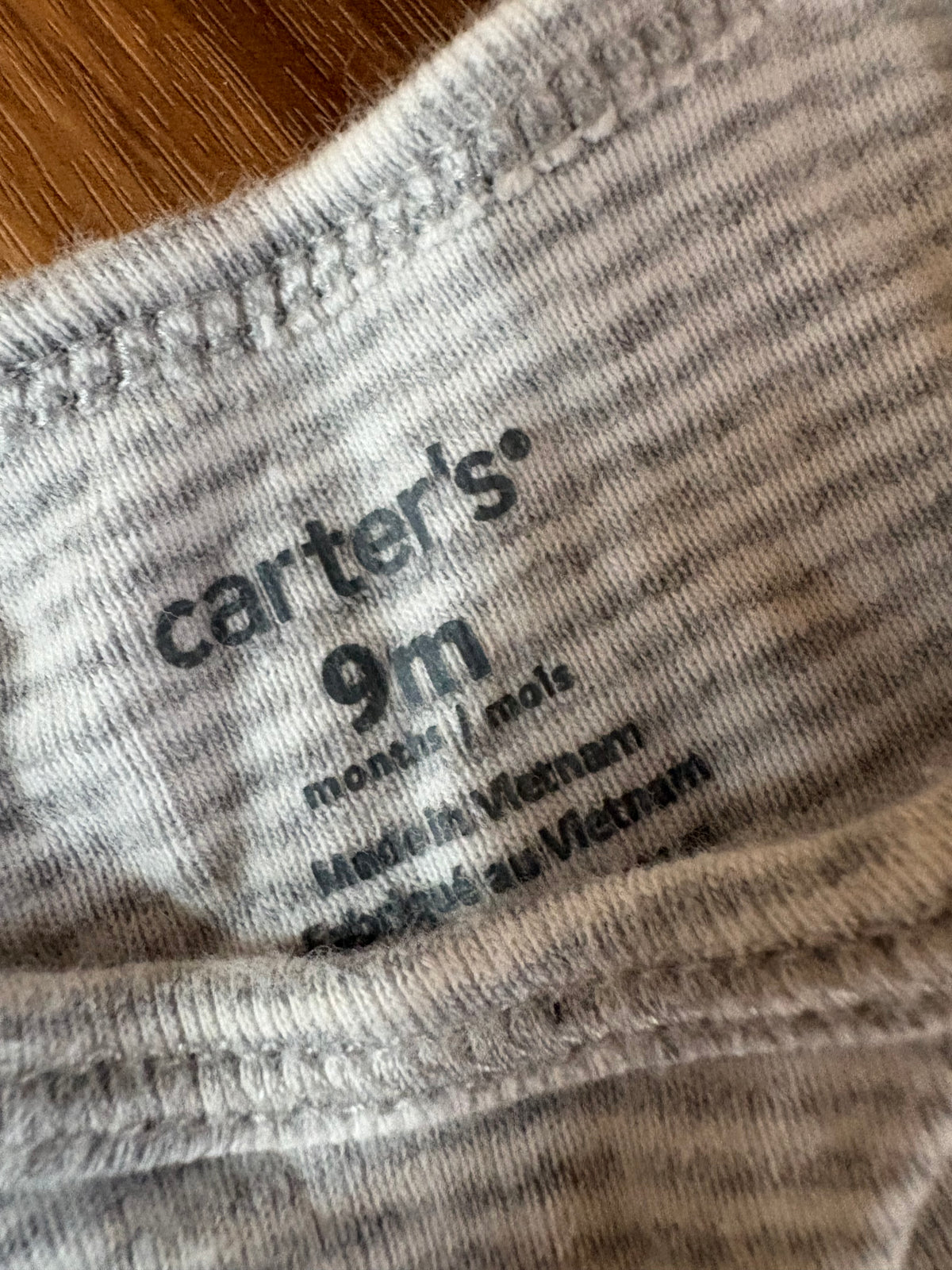 Cache couche carter's 9 mois (cmb)