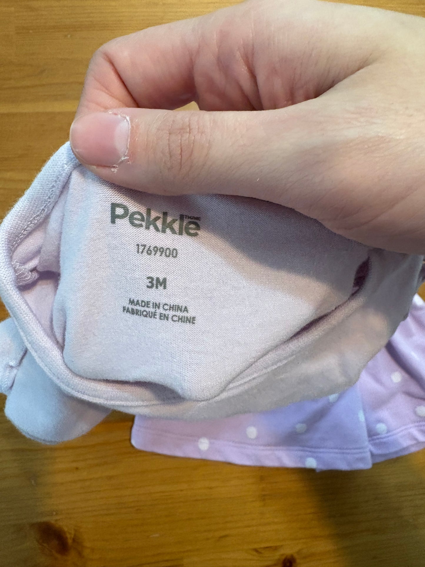 Ensemble pekkle robe 3 mois comme neuf