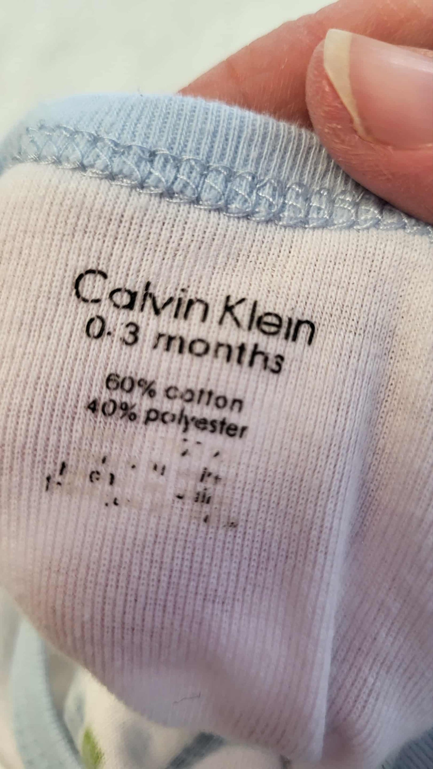 Cache-couche calvin klein 0-3 mois