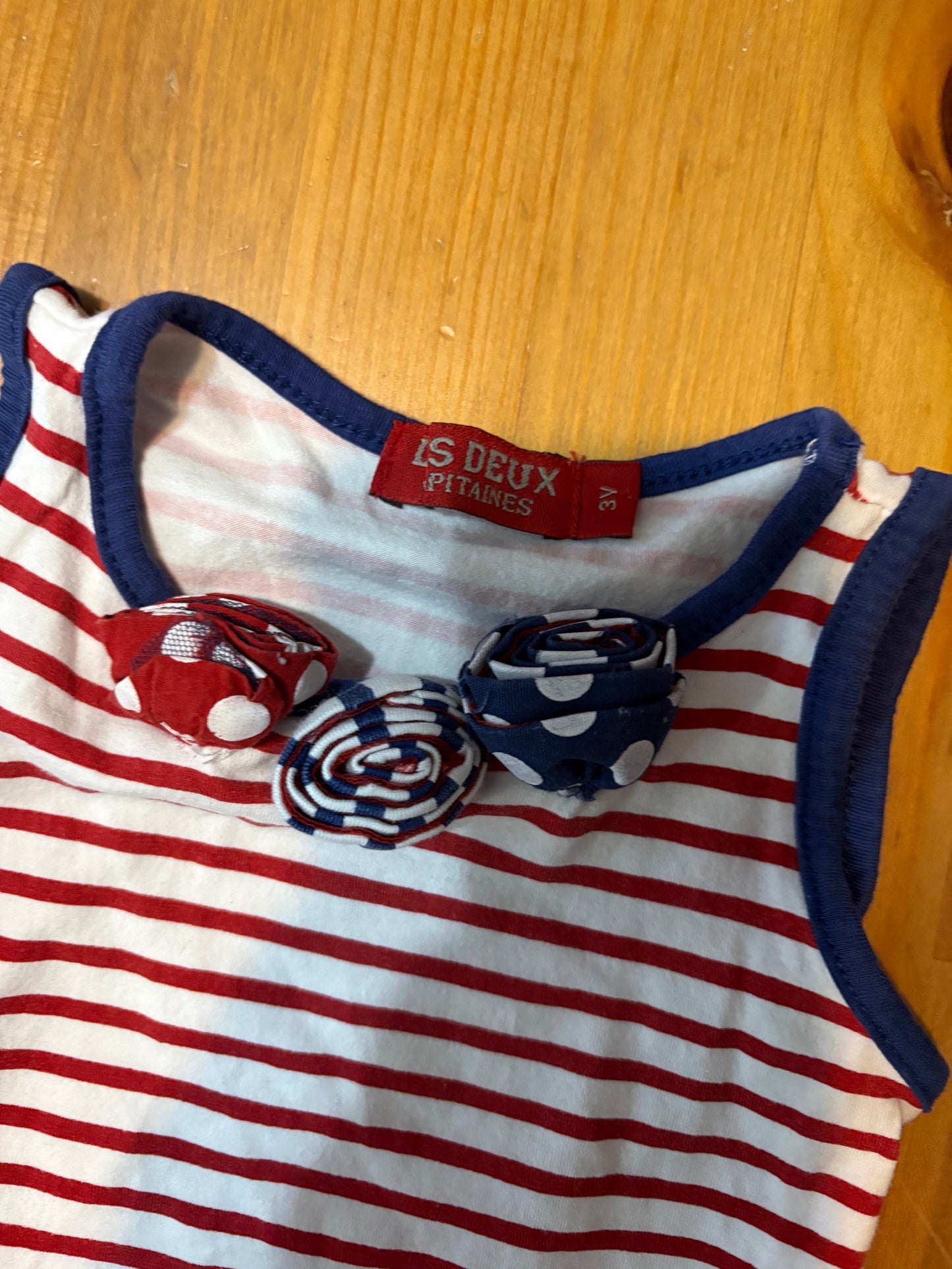 Camisole les deux pti capitaine 3T