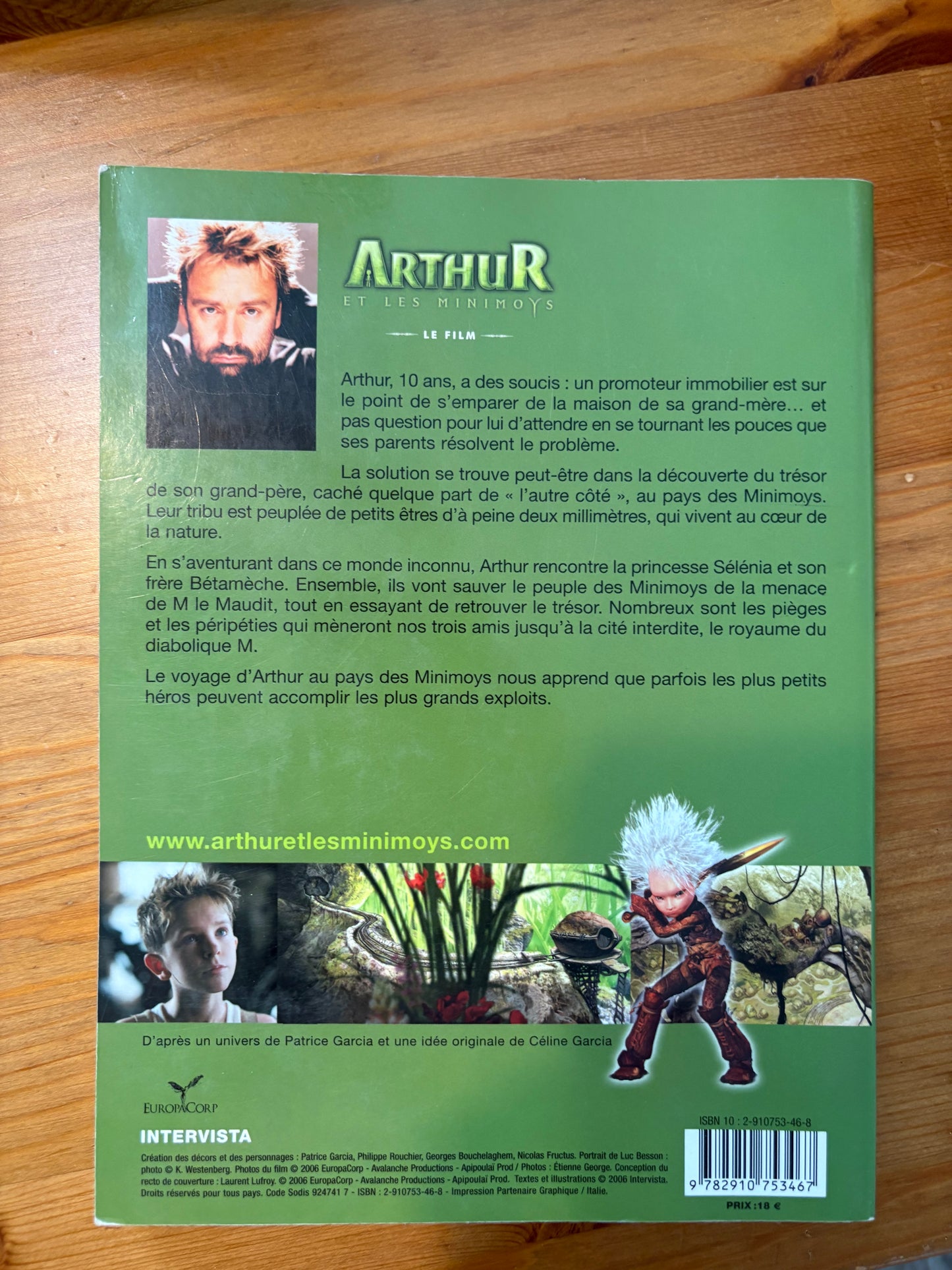 Livre fantastique Arthur