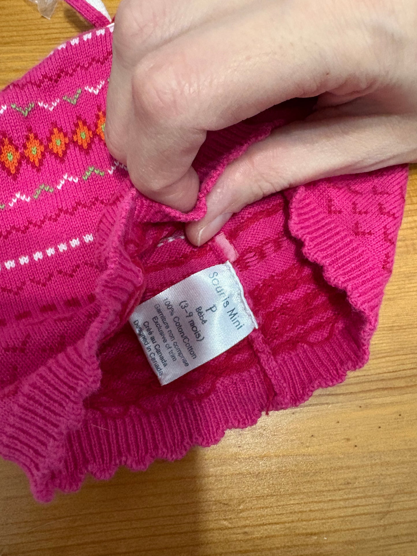 Bonnet souris mini neuf sans étiquette 3-9 mois