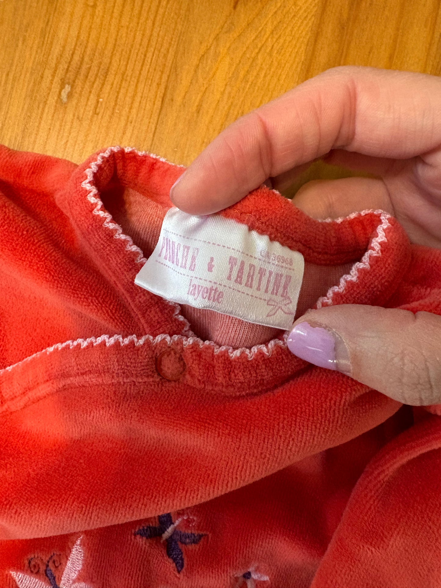 Pyjama peluche et tartine 6-9 mois