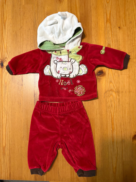 Ensemble 0-3 mois noël souris mini