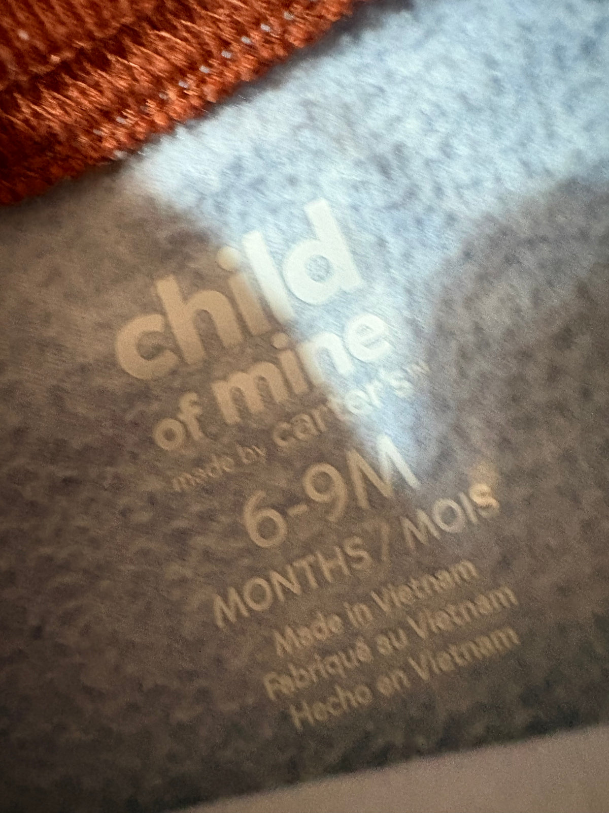 Chandail carter's 6-9 mois (cmb)