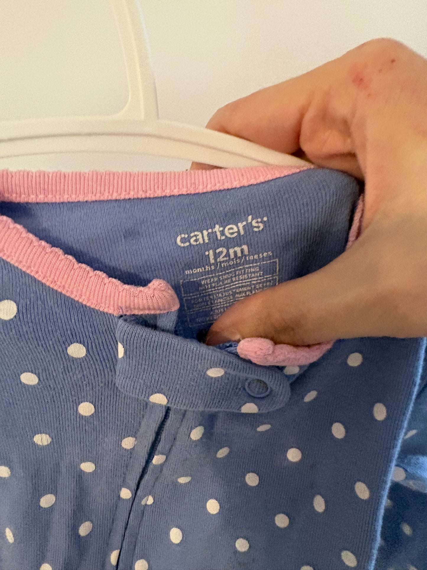 Pyjama carter’s 12 mois