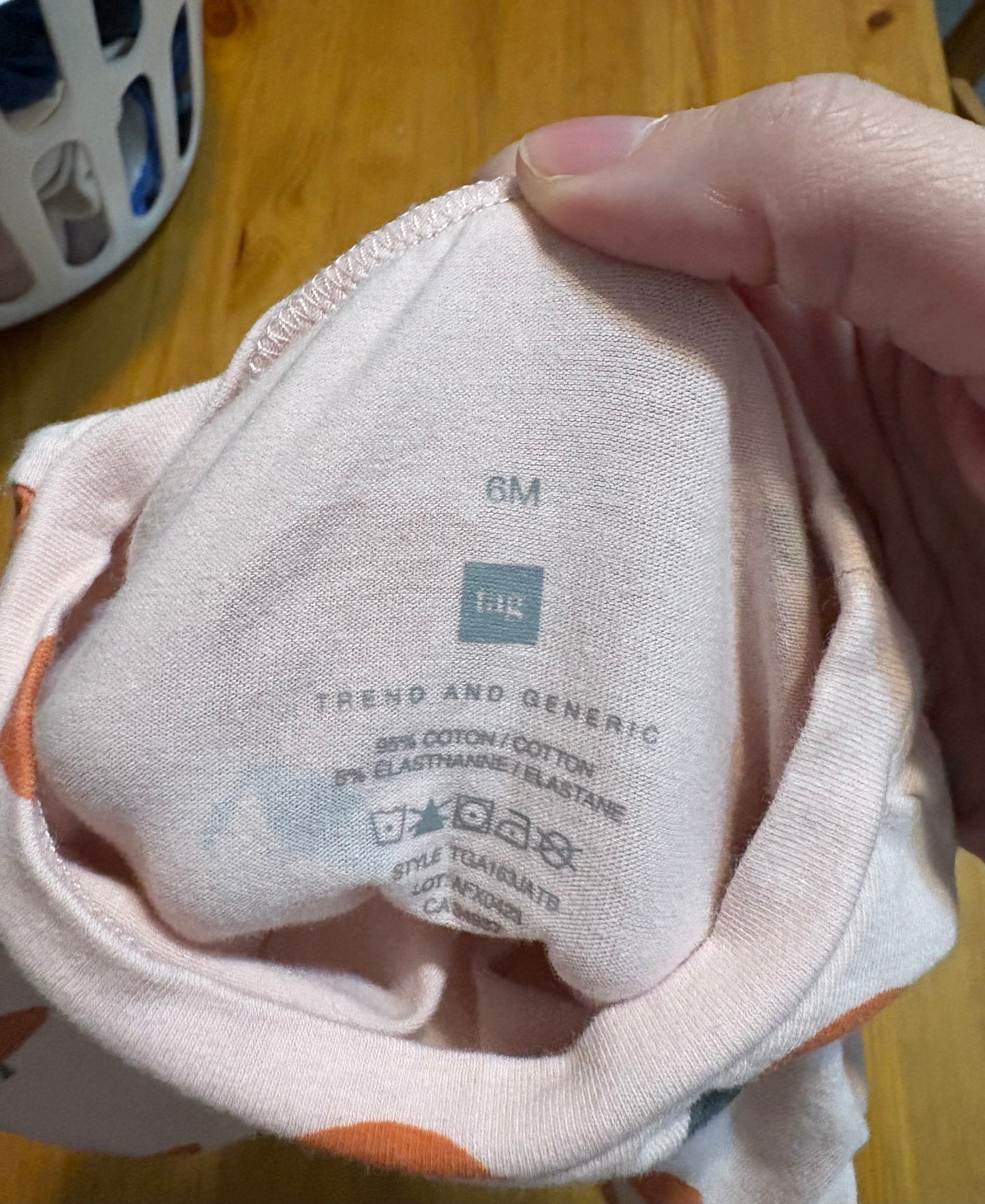 T-shirt Tag 6 mois
