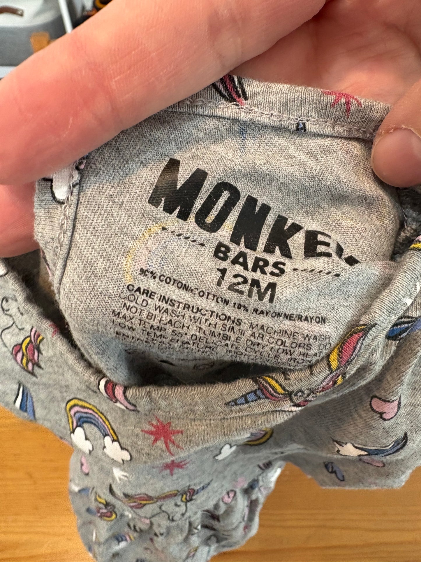 robe monkey bar 12 mois