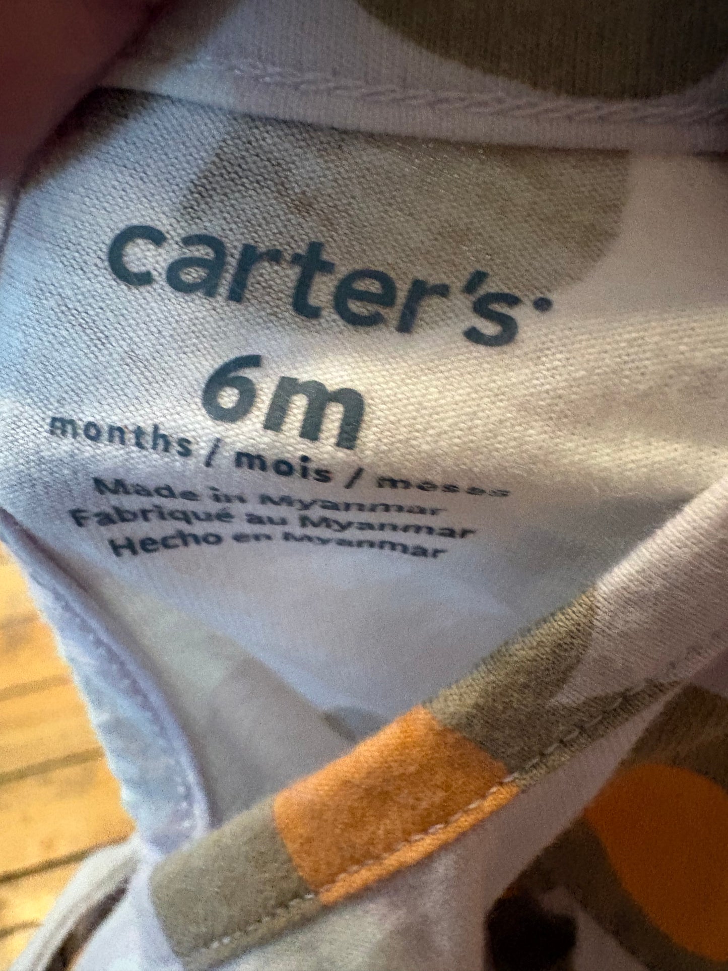 Cache couche carter's 6 mois