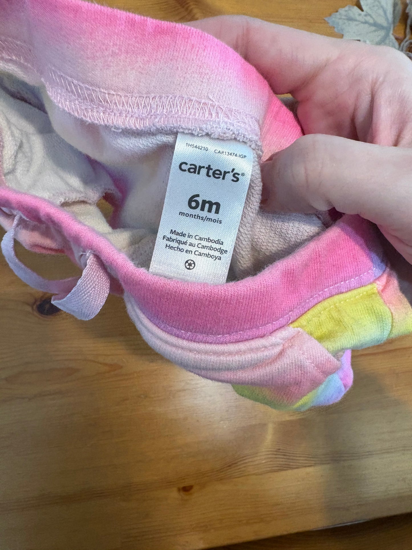Short carter’s 6 mois