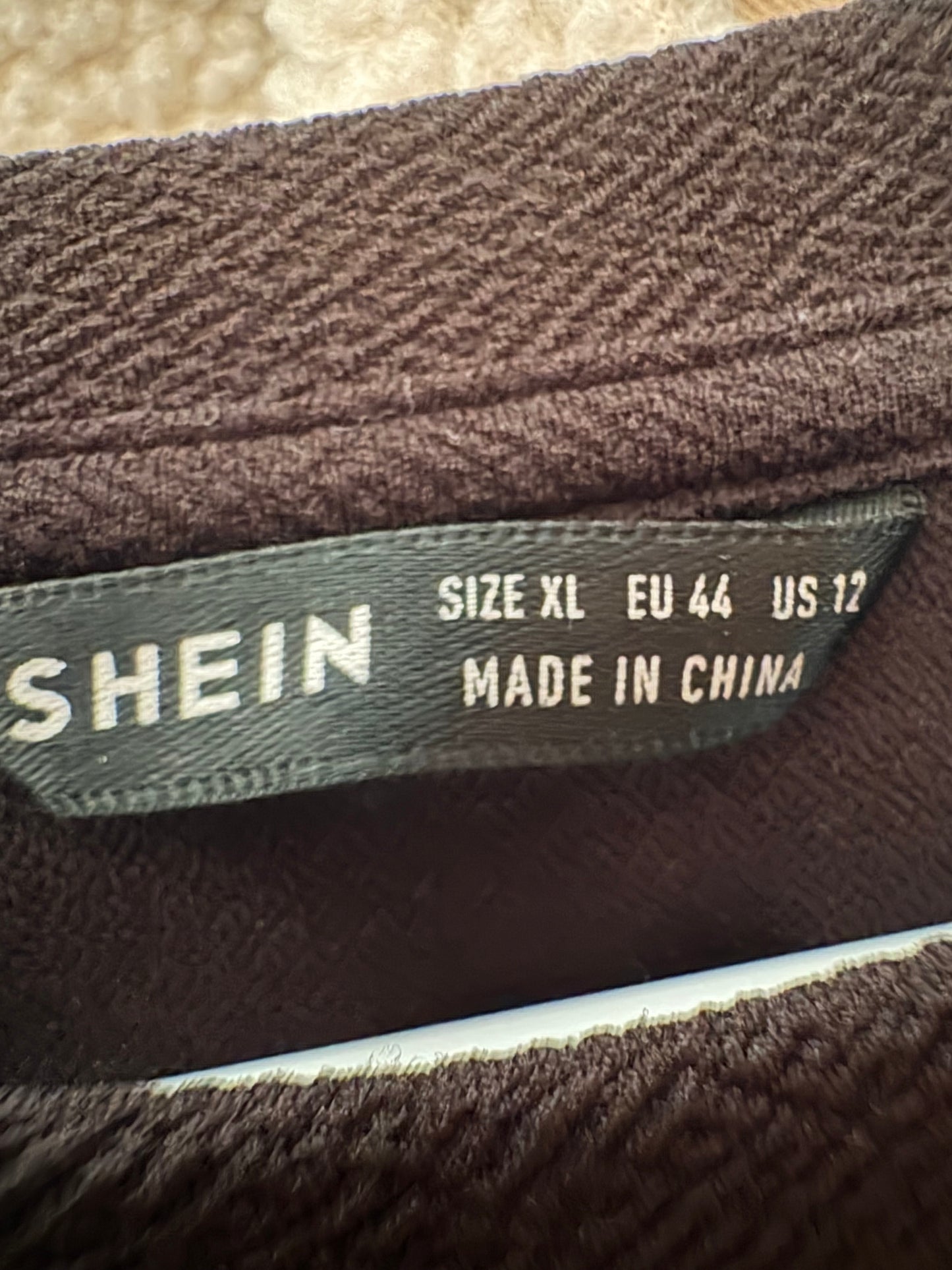 Chandail shein femme XL (cmb)