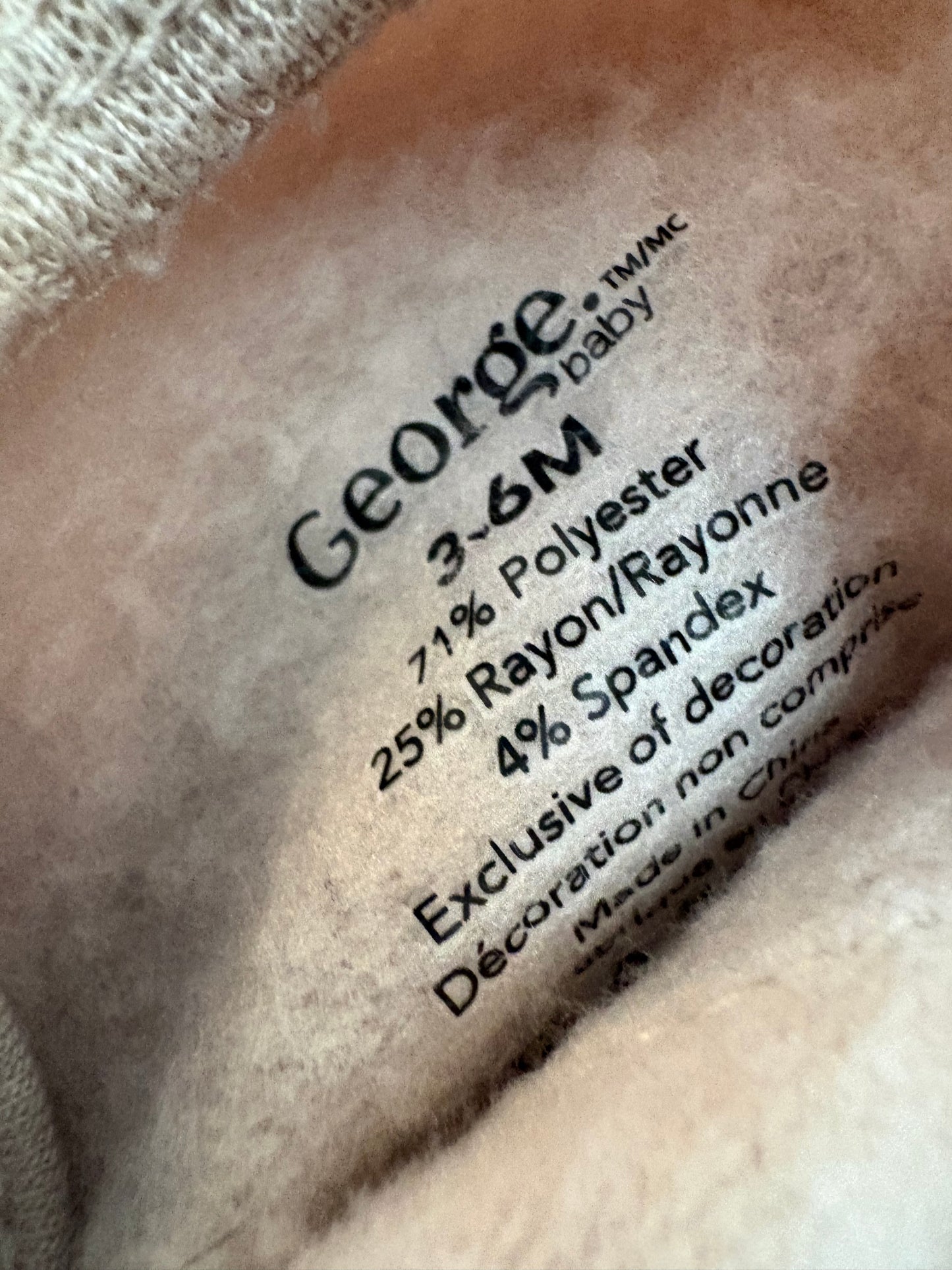 Chandail George 3-6 mois (cmb)
