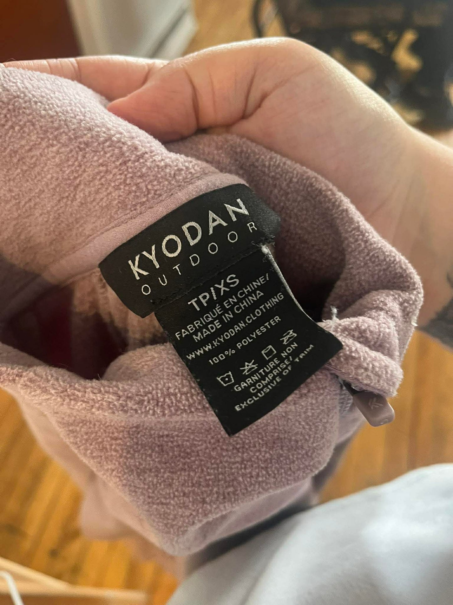 Gilet chaud kyodan outdoor xsmall mauve