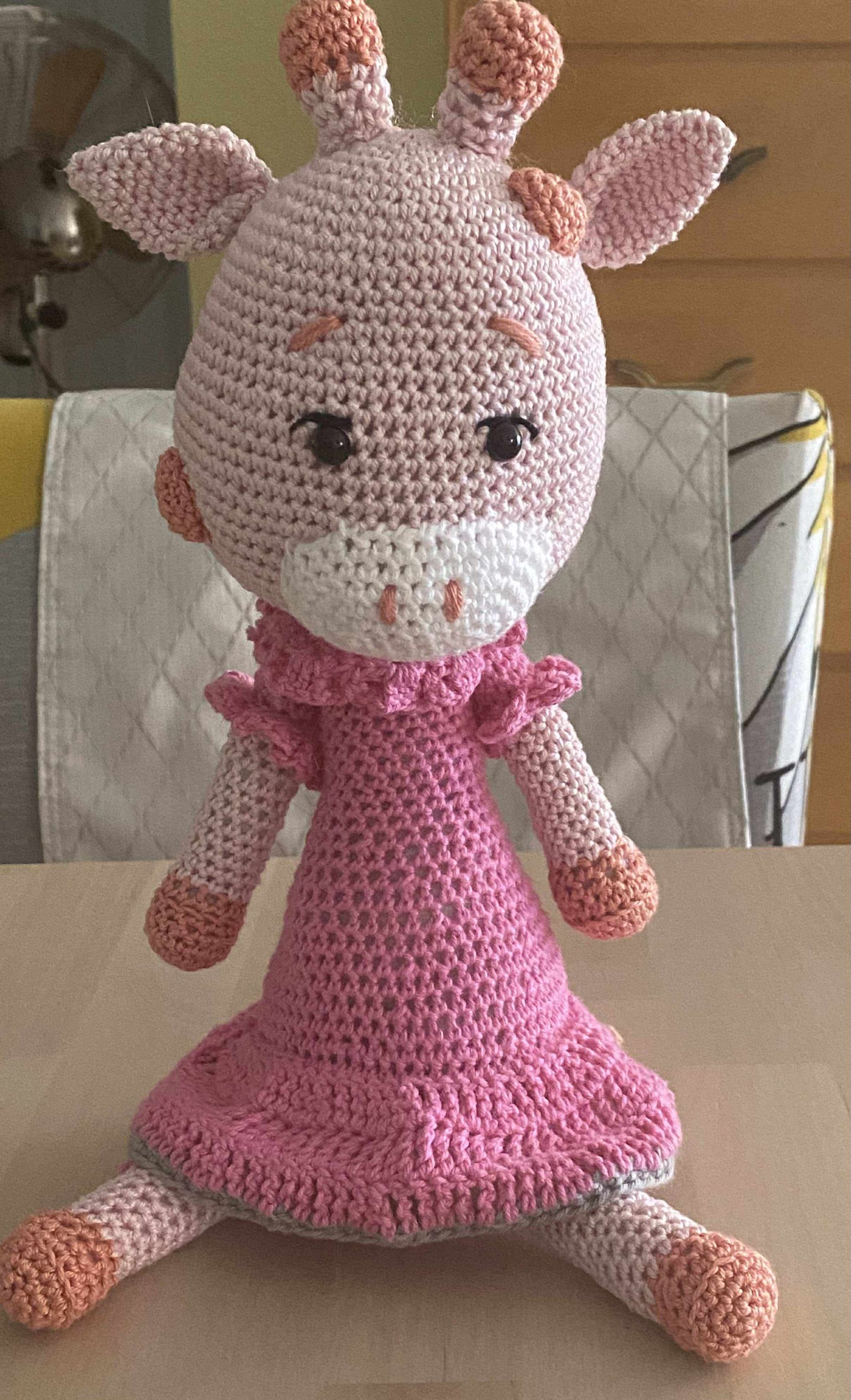 Peluche girafe personnalisable