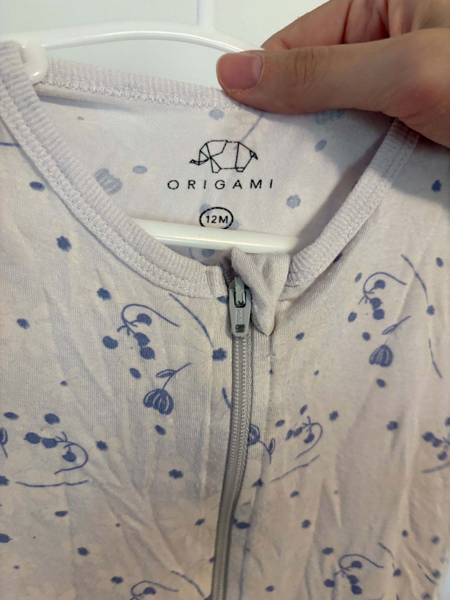 Pyjama origami 12 mois