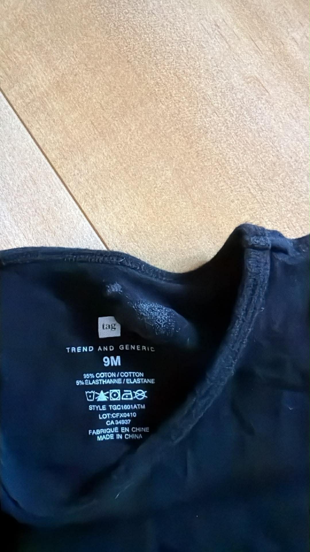 Gilet tag 9 mois