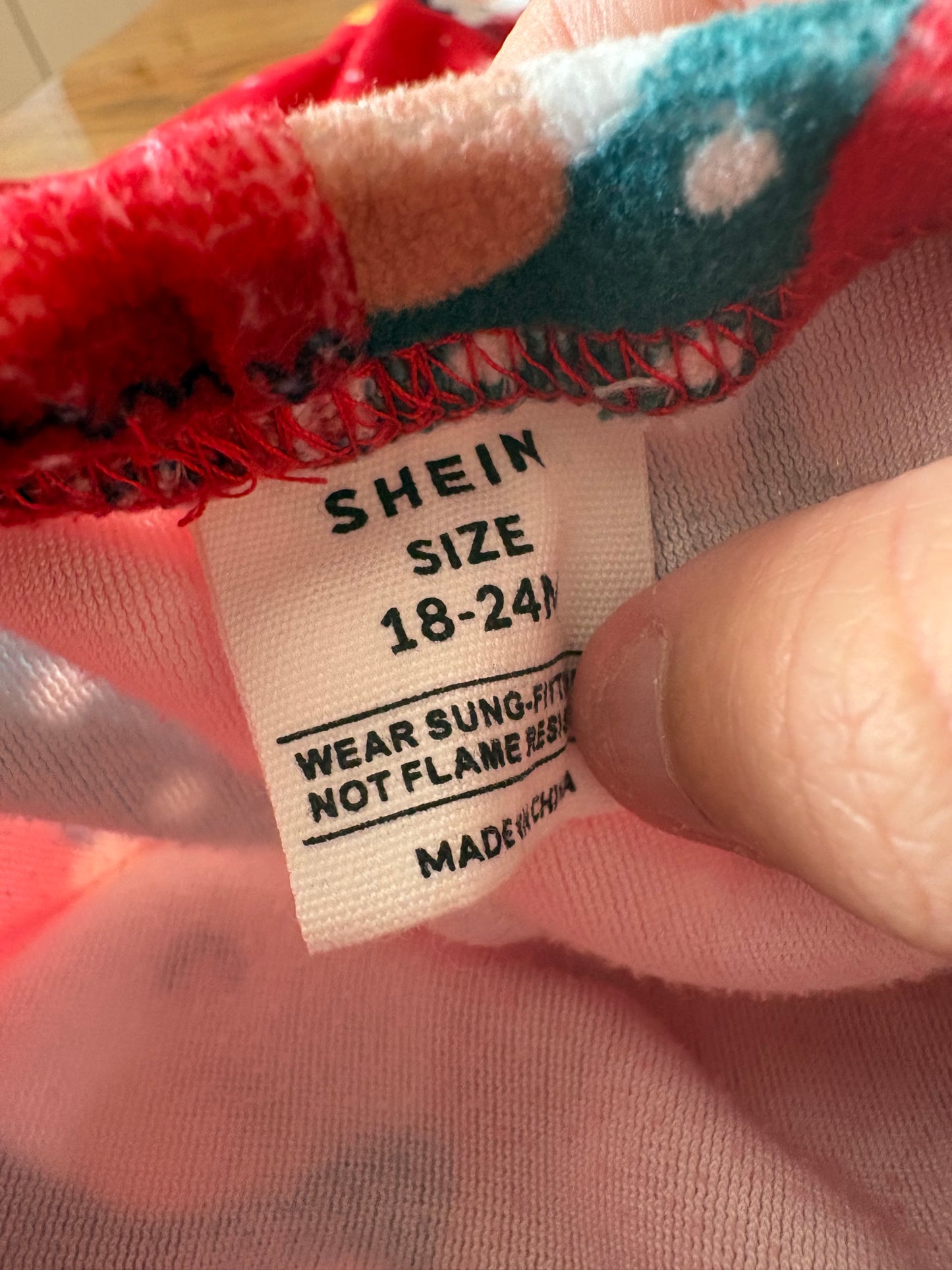 Ensemble Noël Shein 18-24 mois (cmb)