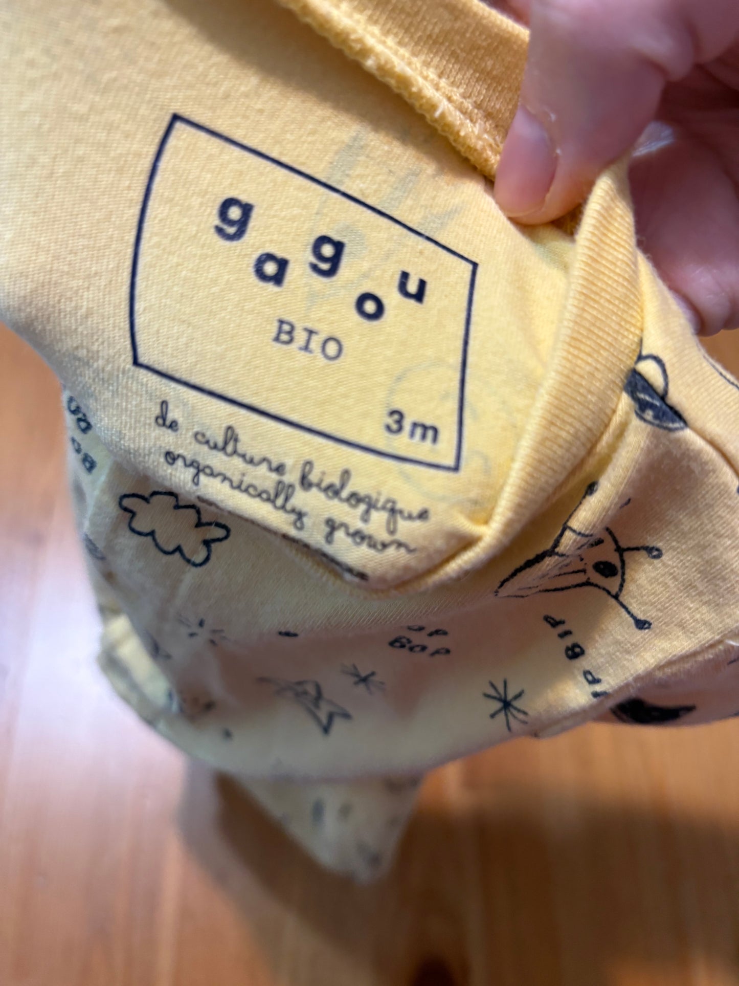Pyjama gagou tagou 3 mois Rabais estival 20% applicable automatiquement au panier
