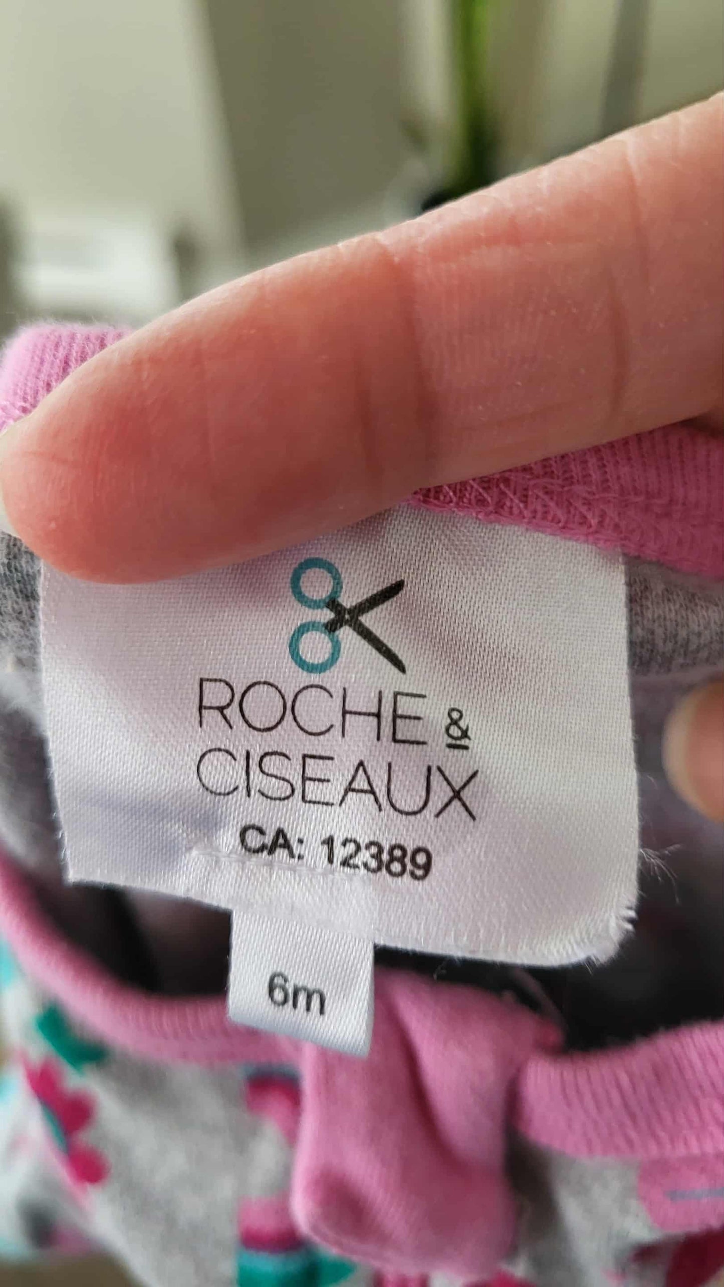 Pyjama roche&ciseaux 6 mois