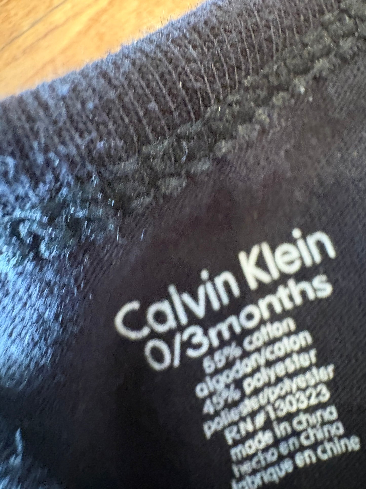Cache couche Calvin Klein 0-3 mois